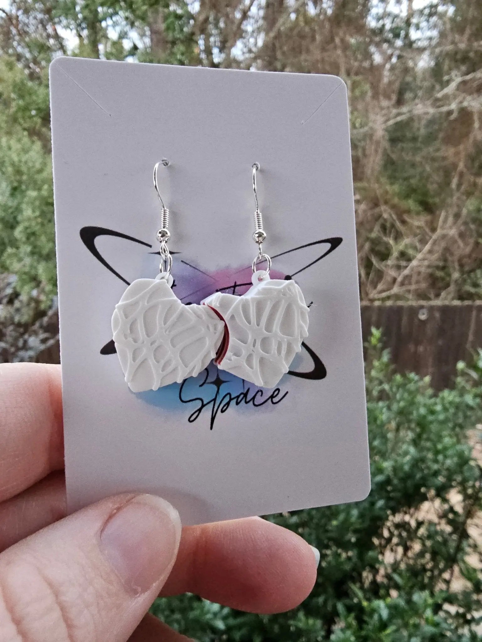 Sweet Treat Heart Earring (Hooks or Clip-Ons)