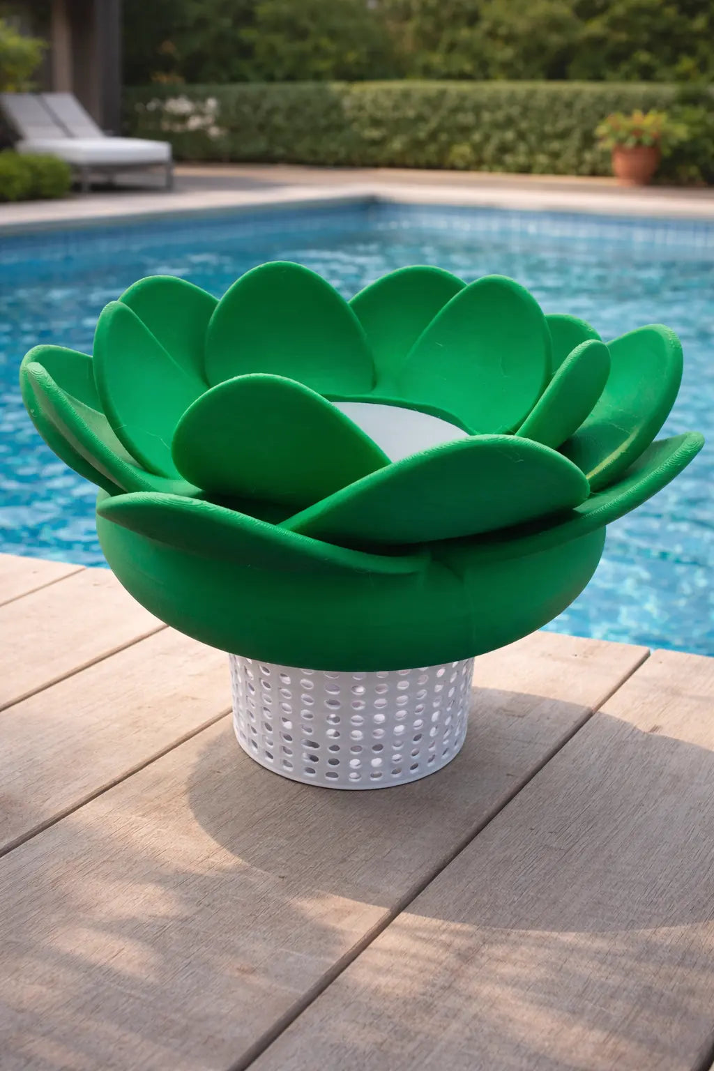 The Tween Space Floating Flower Can Holder — Pool Drink Float | 3D Printed