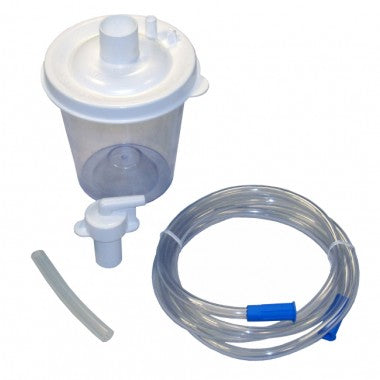 Suction Canister Vacu-Aide® QSU 800 mL Float Valve Shut-Off Lid - 7305D-633