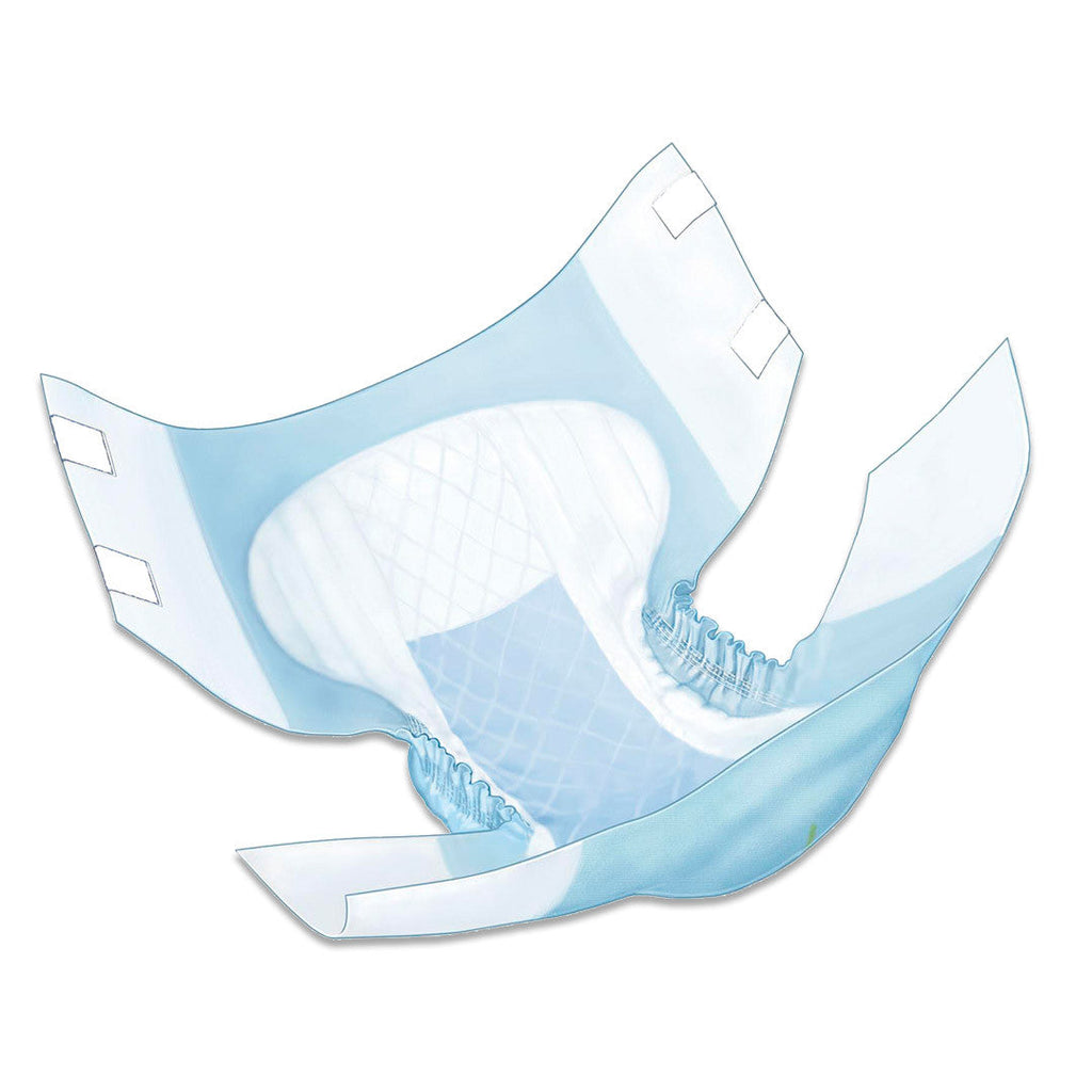 Unisex Adult Incontinence Brief Wings™ Overnight Quilted X-Large Disposable Heavy Absorbency - 67035