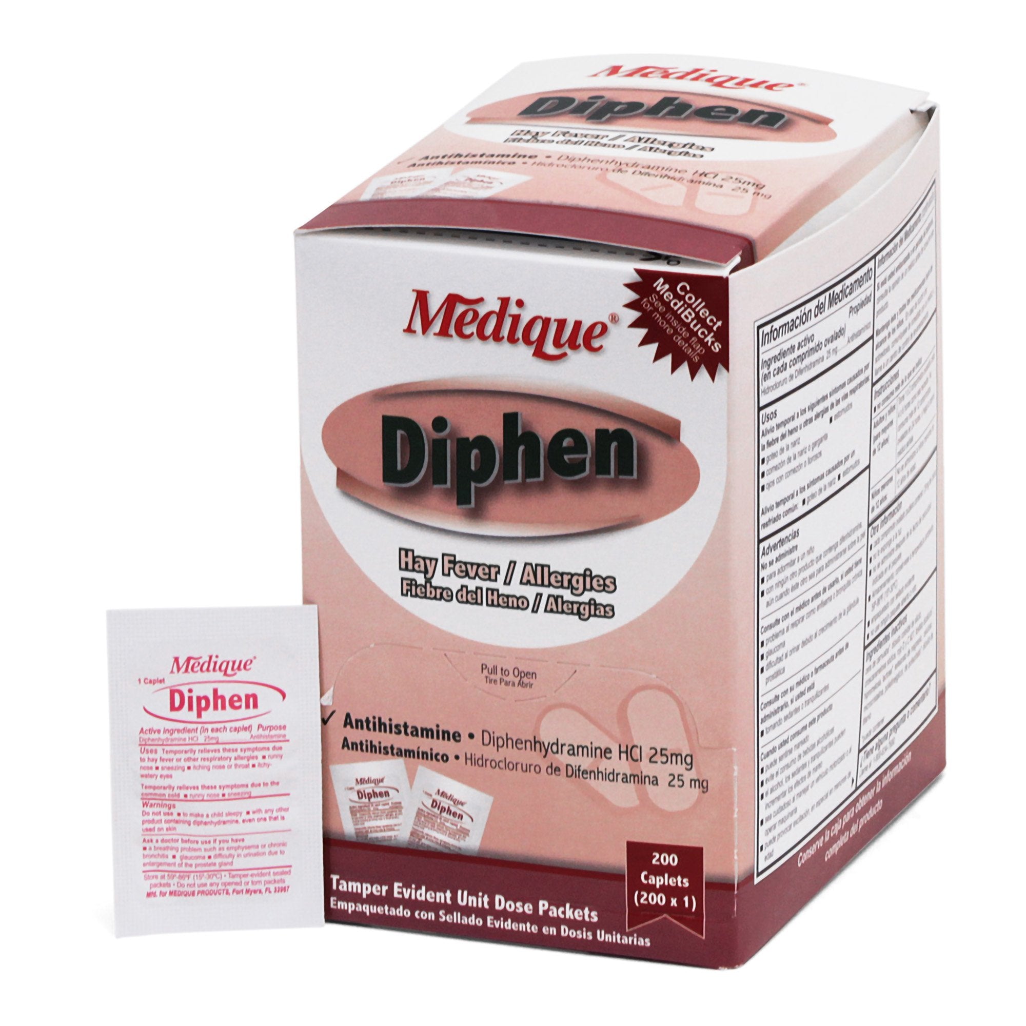 Diphen Diphenhydramine Allergy Relief 18447