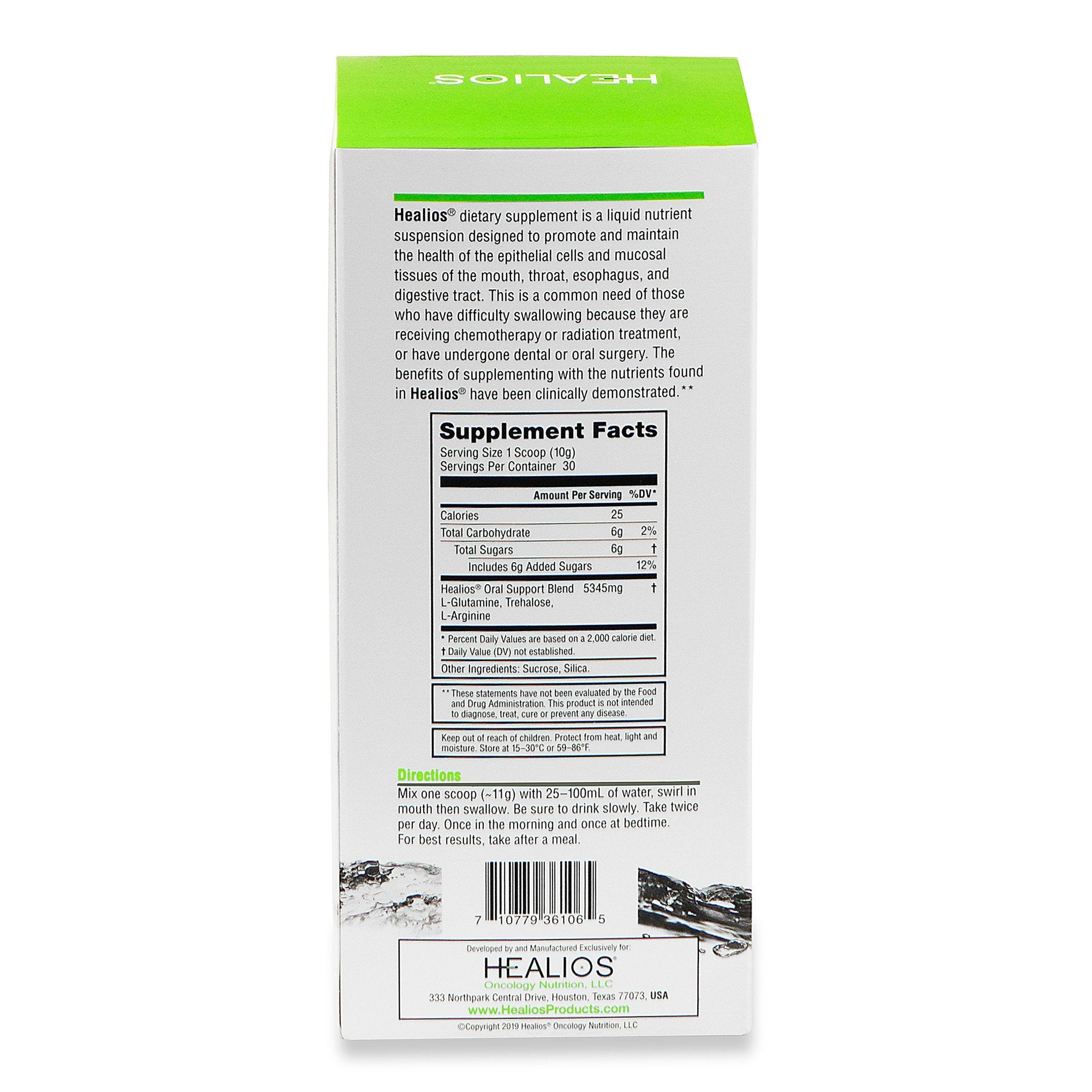 Healios Oral Health and Dietary Supplement Powder for Mouth Sores GN0195