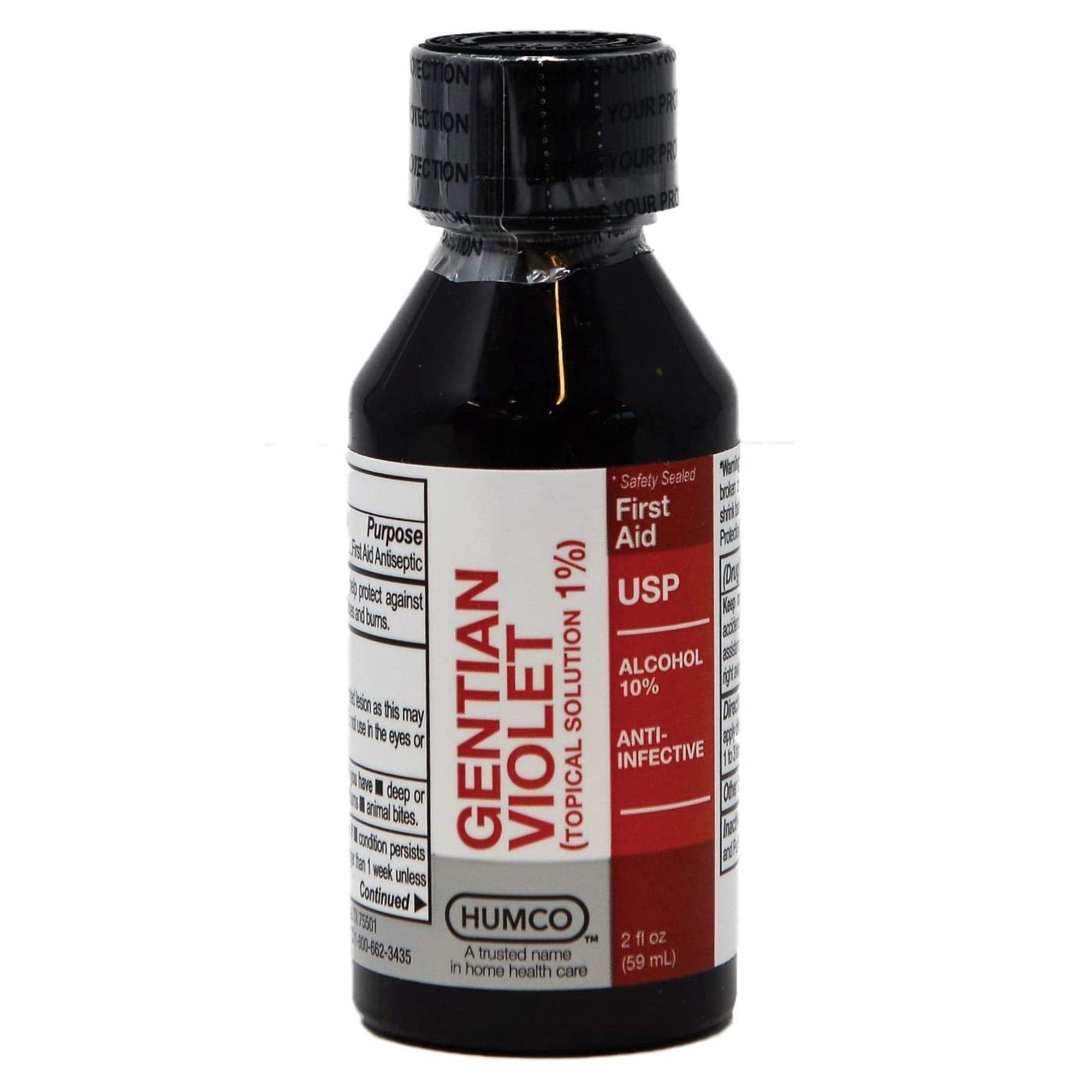 Humco Gentian Violet First Aid Antibiotic, 2 oz. Bottle 00395100392