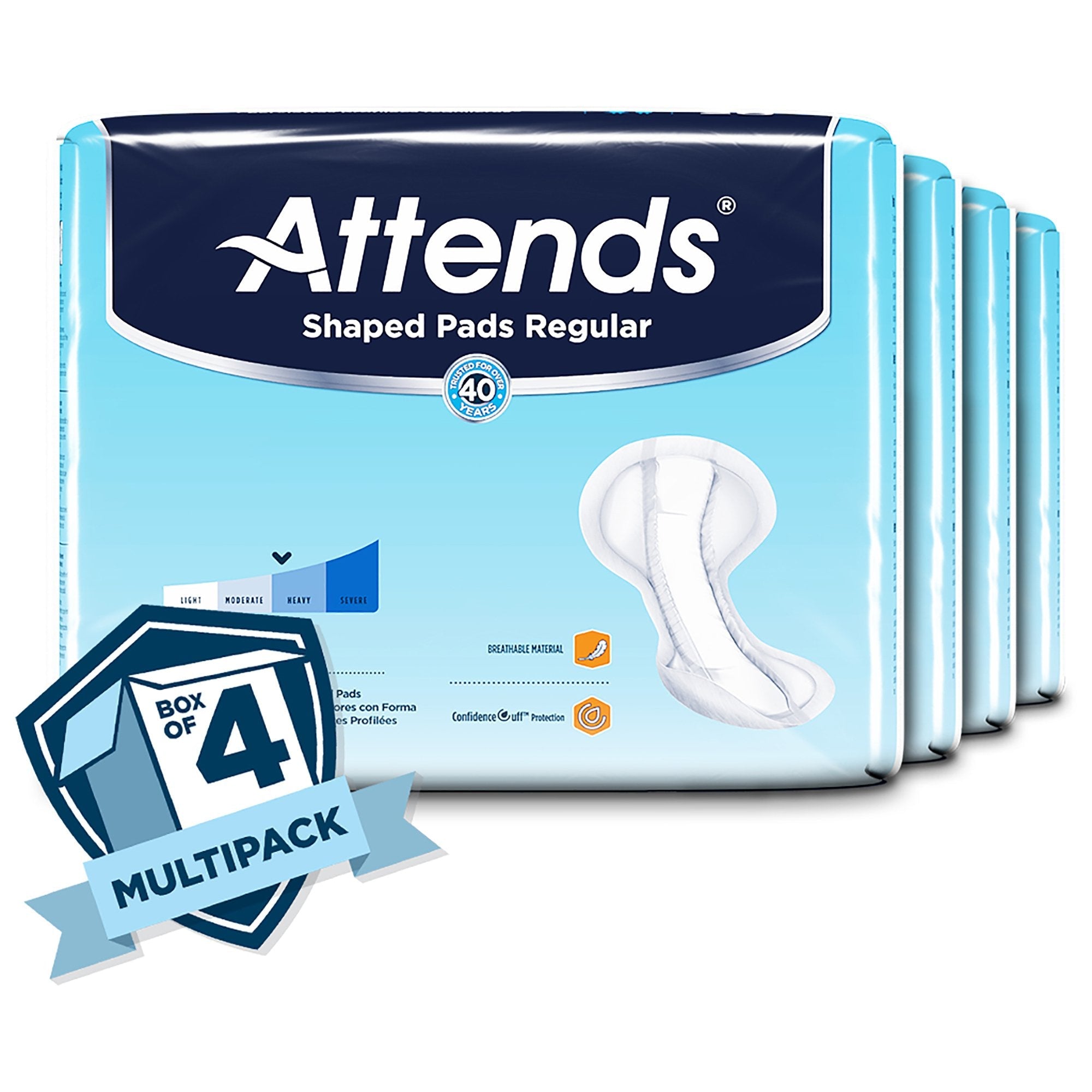 Attends® Shaped Bladder Control Pads, Regular SPDRA