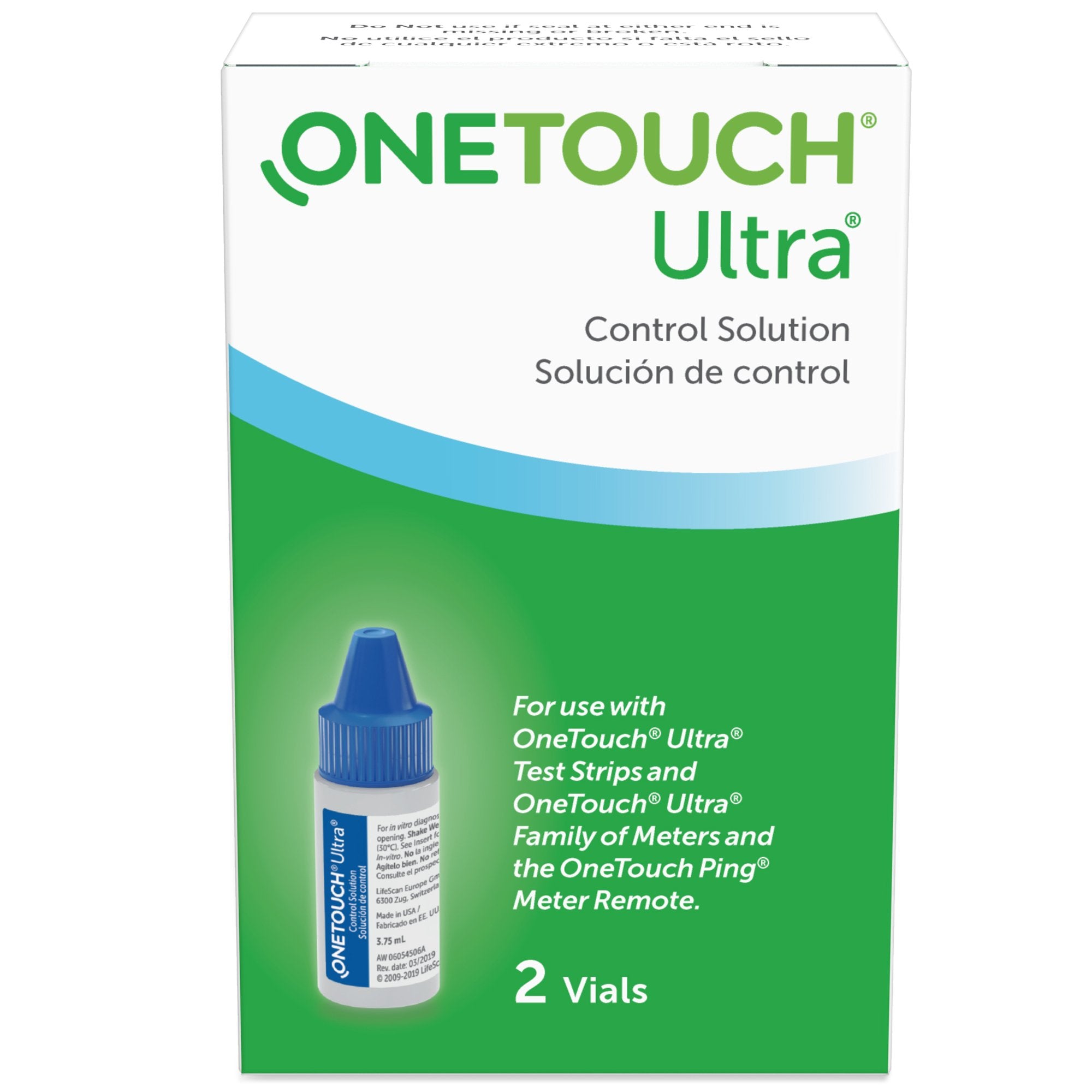Blood Glucose Control Solution One Touch® Ultra 2 X 4 mL 53885045802