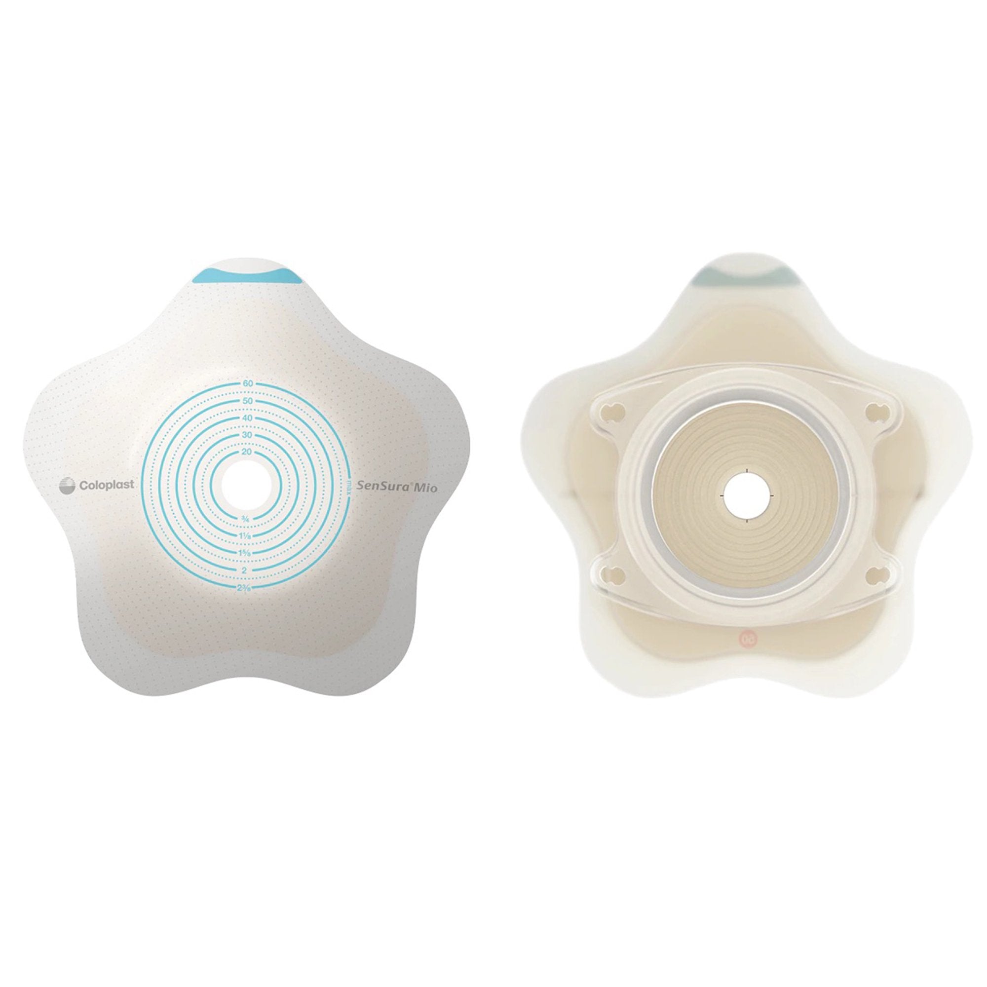 SenSura® Mio Click Convex Flip Ostomy Barrier, 35 mm Stomas, Red Match 18513
