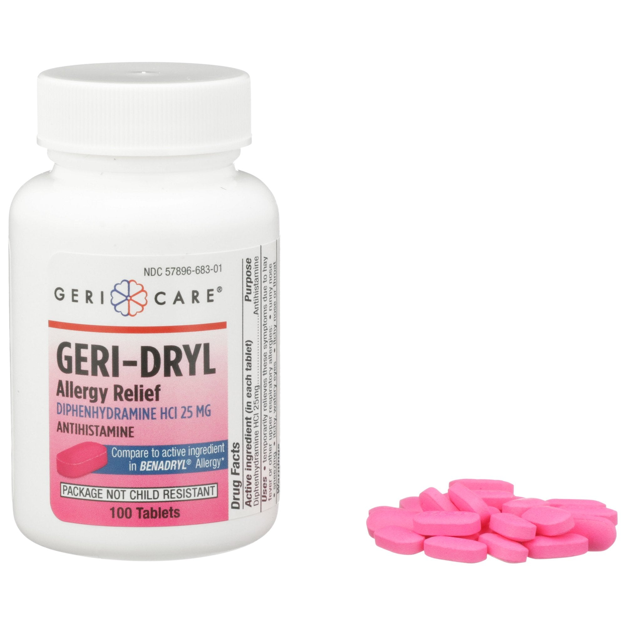 Geri-Dryl Diphenhydramine Allergy Relief 681-01-GCP
