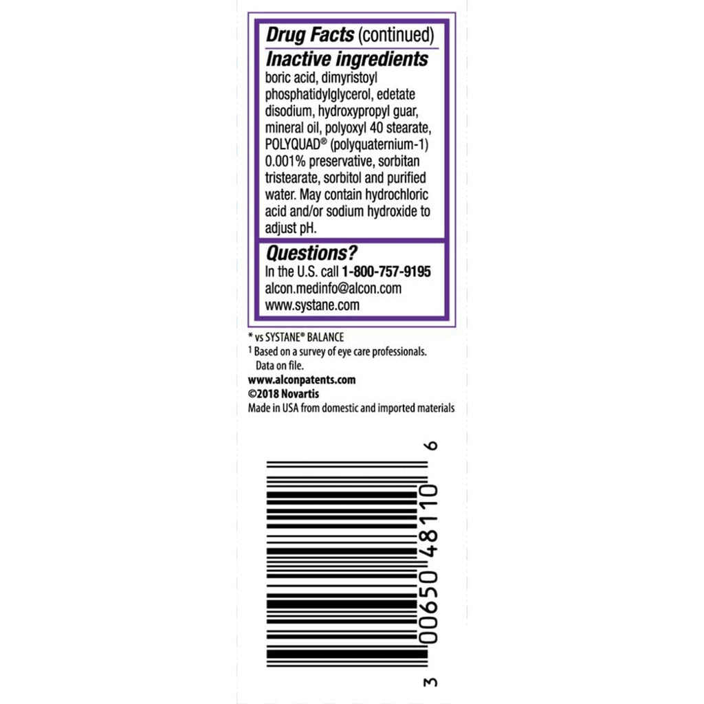 Systane® Complete Eye Lubricant, 10-mL Bottle 30065048110
