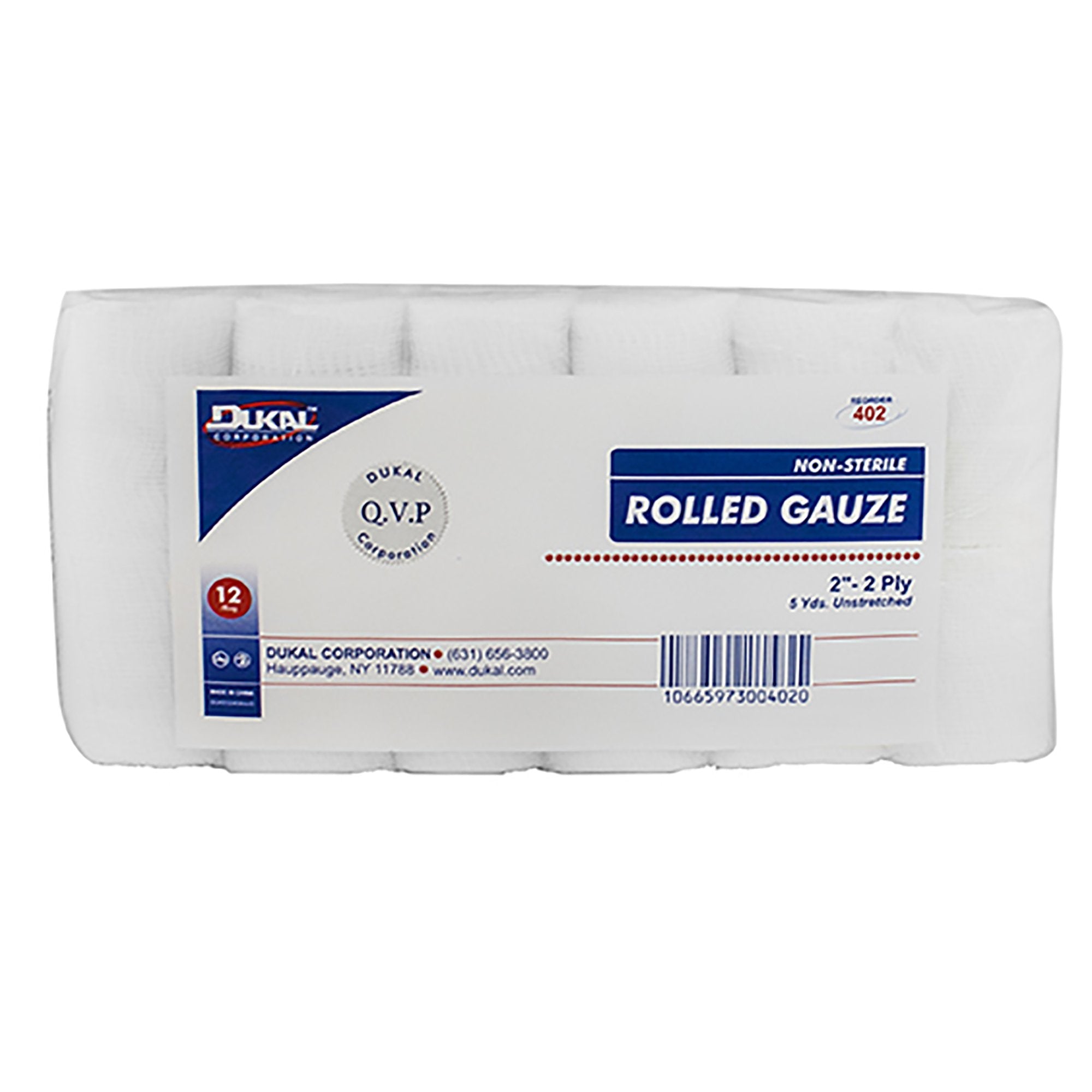 Dukal™ Conforming Bandage, 2 Inch x 5 Yard, 2-Ply 402