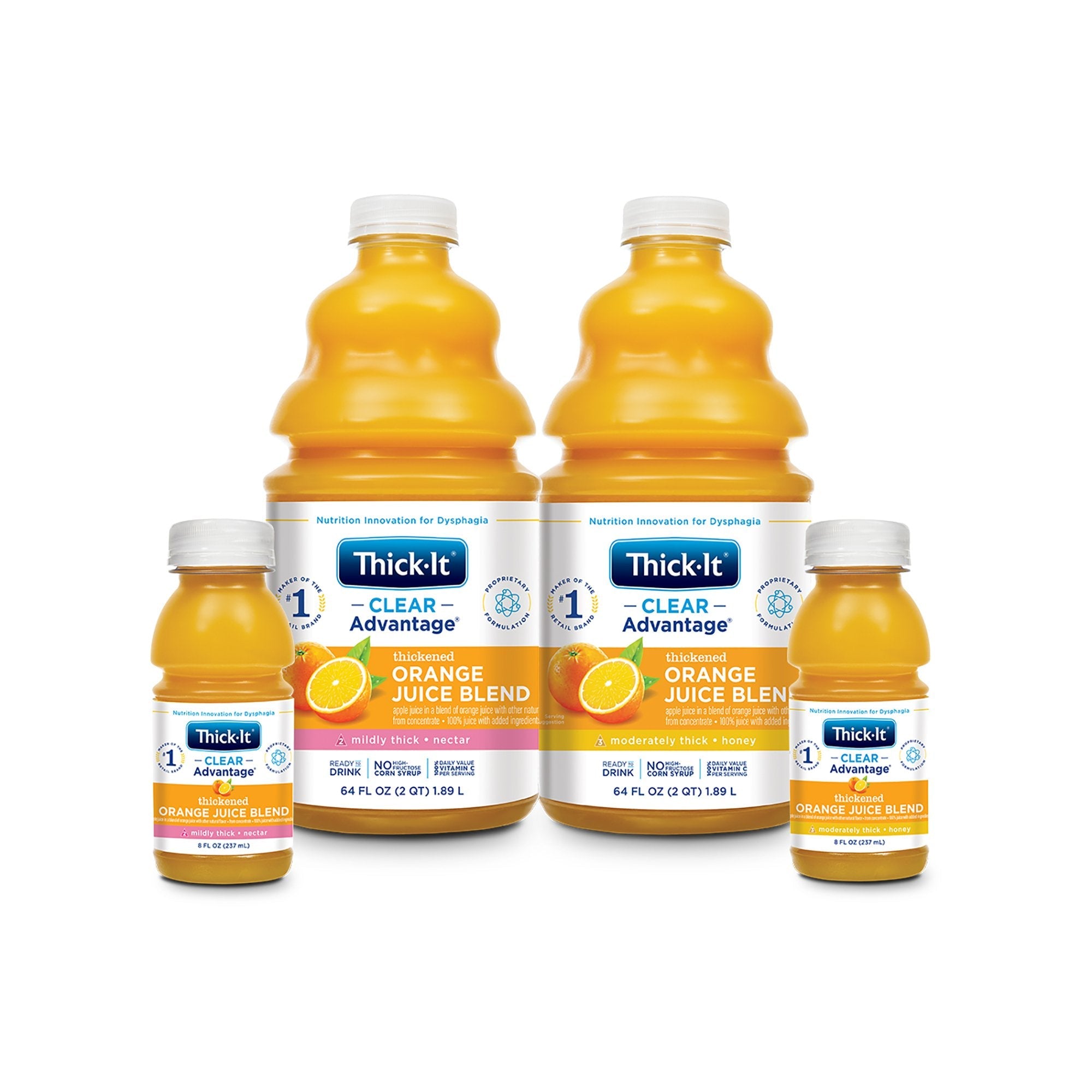 Thick-It® Clear Advantage® Honey Consistency Orange Thickened Beverage B478-L9044