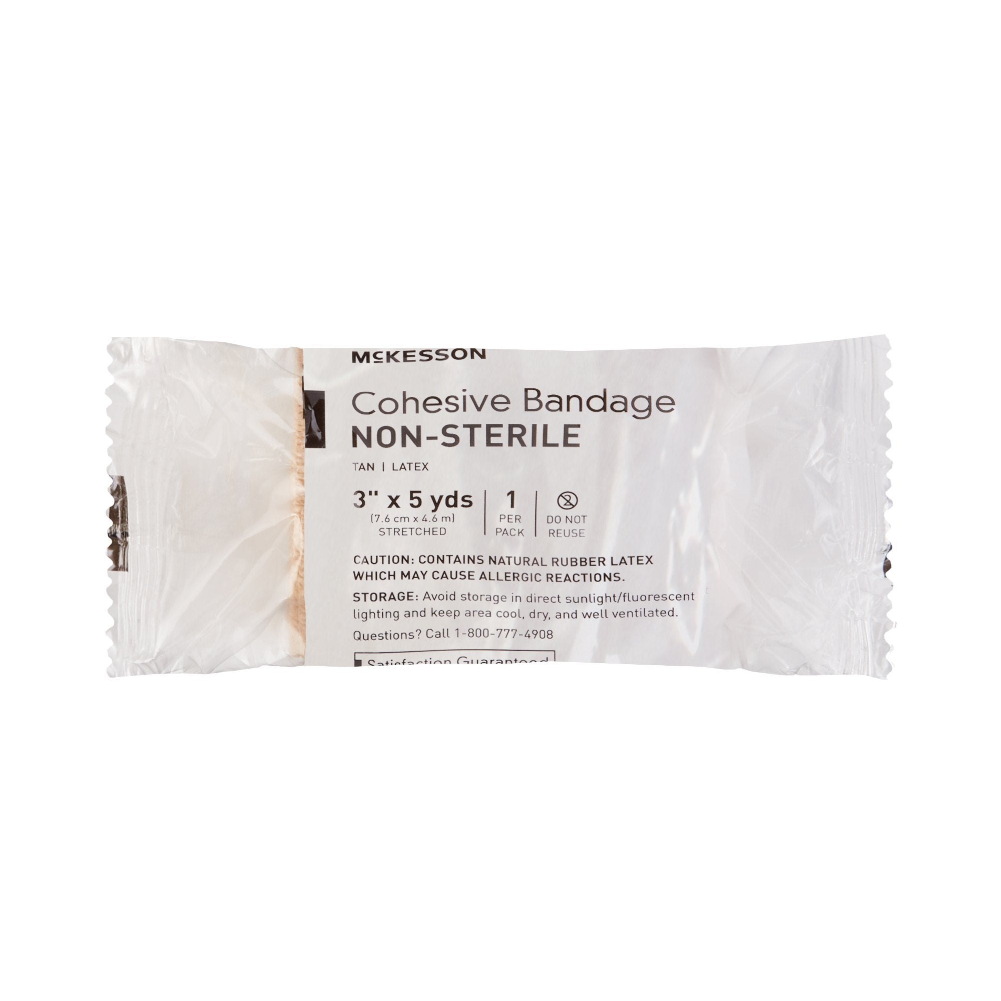 McKesson Self-adherent Closure Cohesive Bandage, 3 Inch x 5 Yard 16-3303