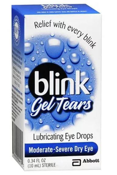 blink geltears® Lubricating Eye Drops Moderate-Severe Dry Eye 32994300410