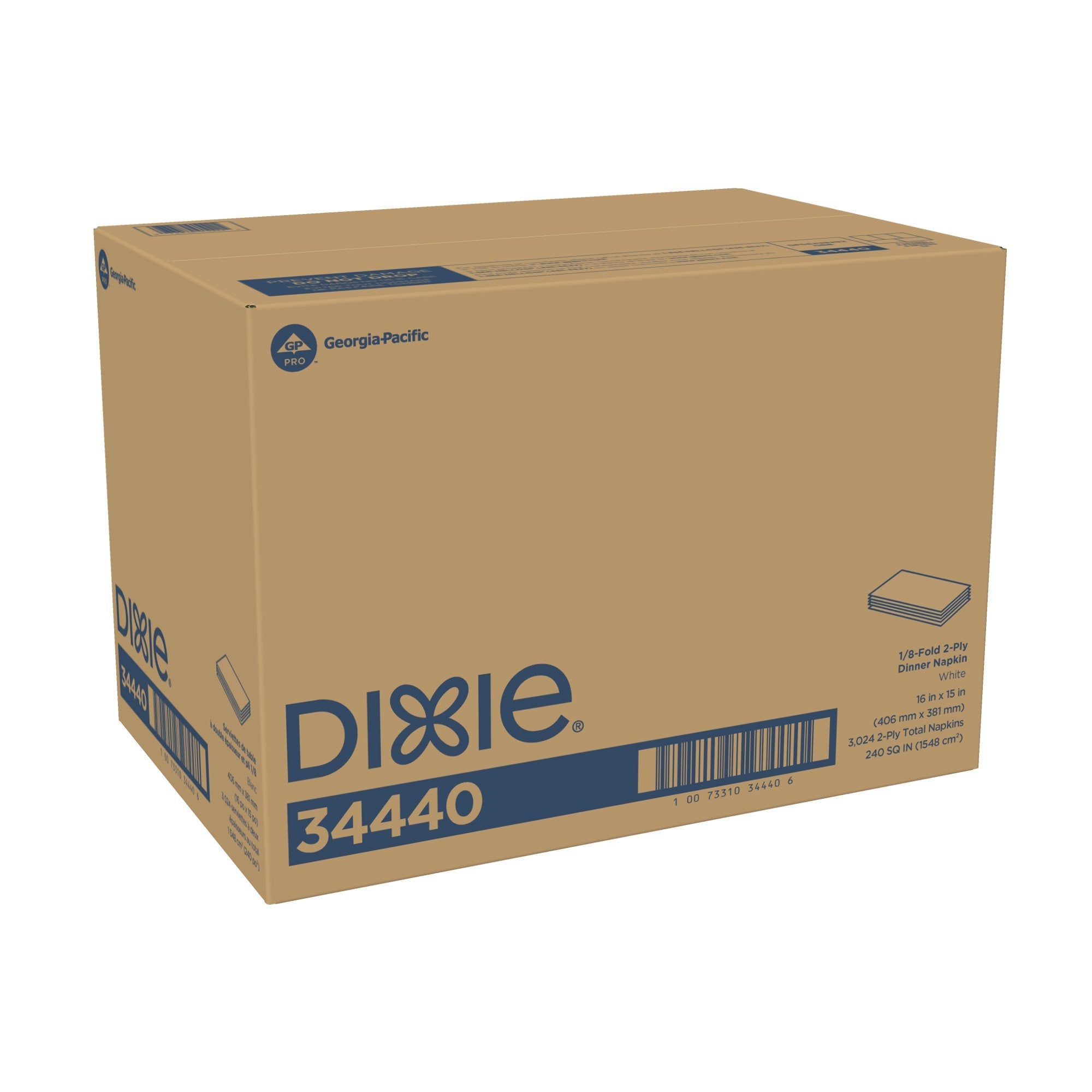 Dixie Ultra® Dinner Napkin, 15 x 16 Inch 34440