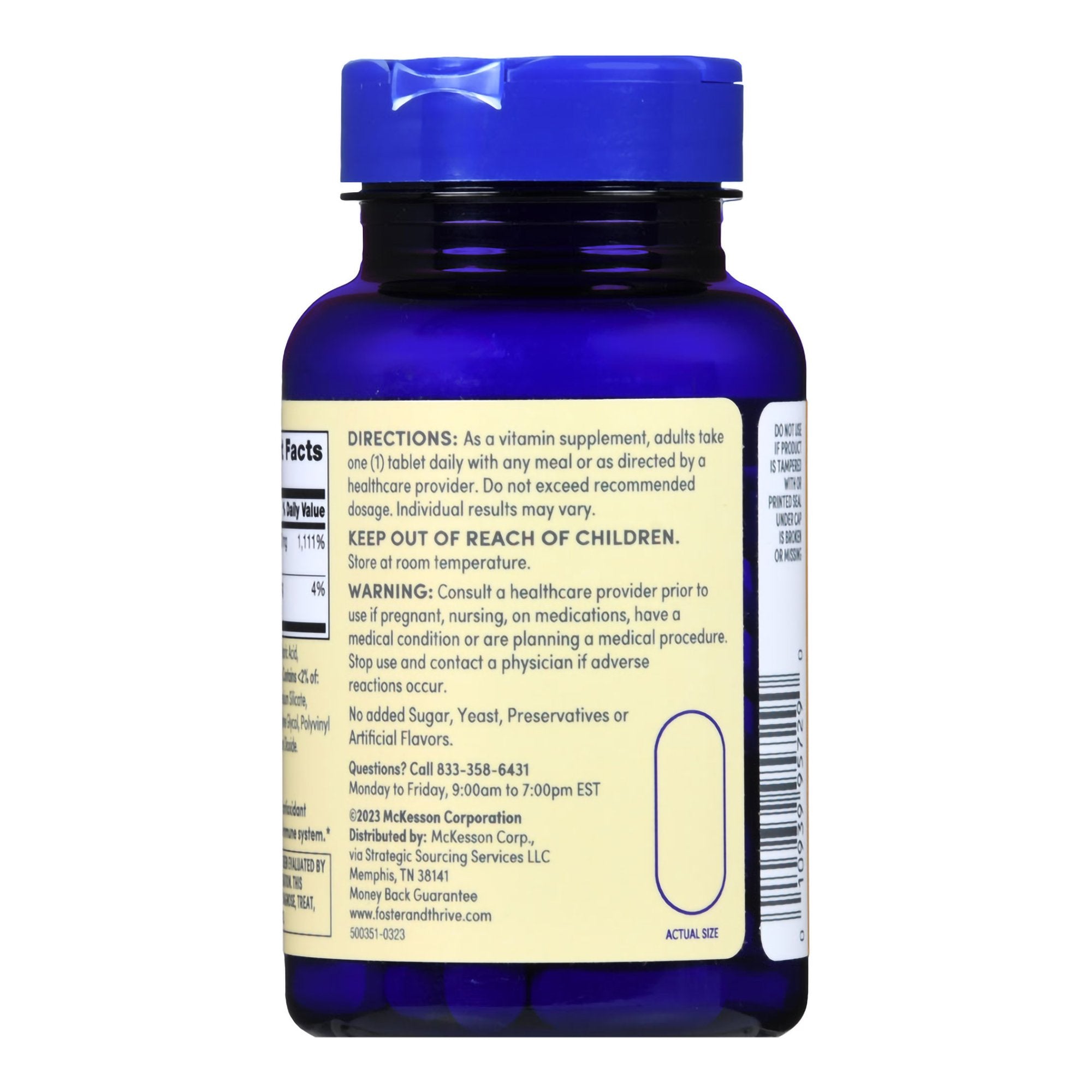 Substitute for Foster & Thrive™ Vitamin C 1000 mg Tablets 01093995729