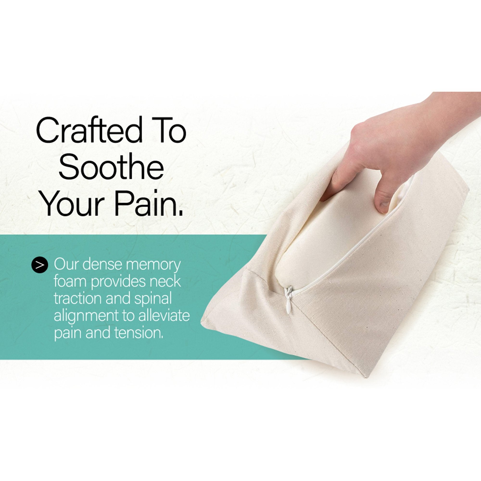 Kanjo Acupressure Cervical Traction Wedge Pillow KANWEDGEP