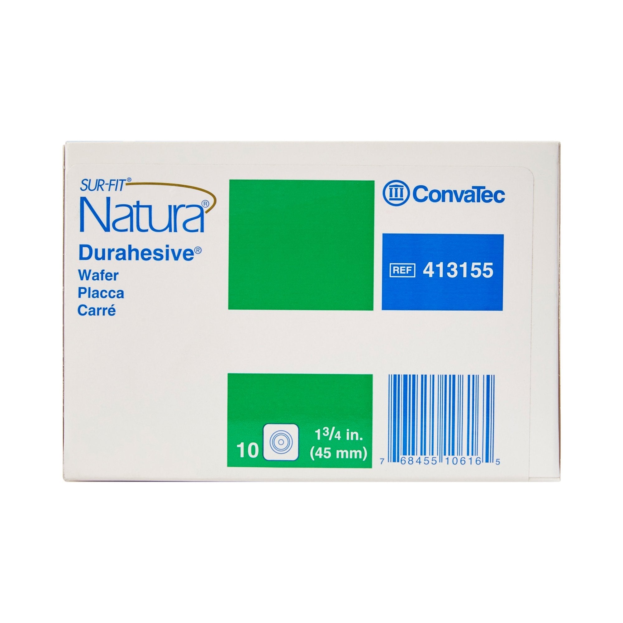 Sur-Fit Natura® Two-Piece Durahesive® Skin Barrier, 45 mm flange 413155
