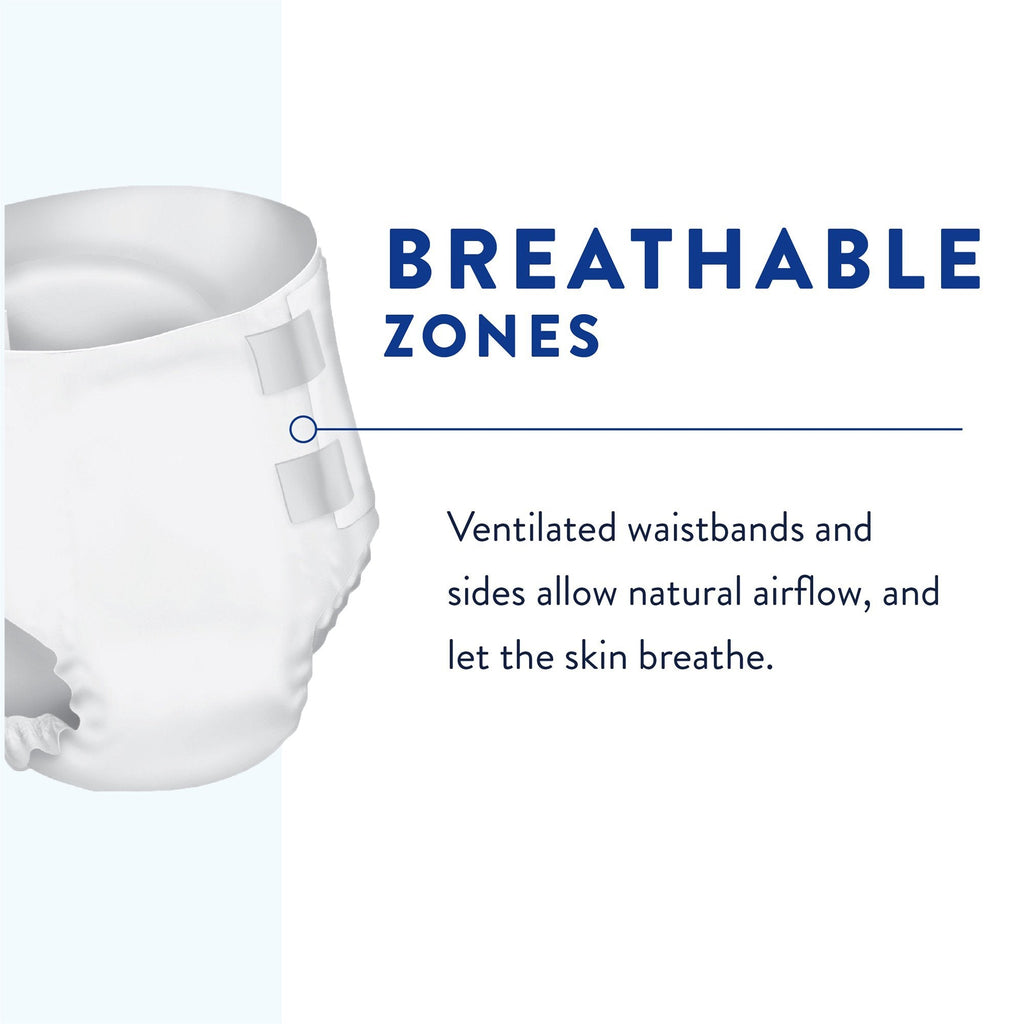 Incontinence Brief Prevail® Nu-Fit® Adult X-Large Unisex Disposable Heavy Absorbency NU-014/2