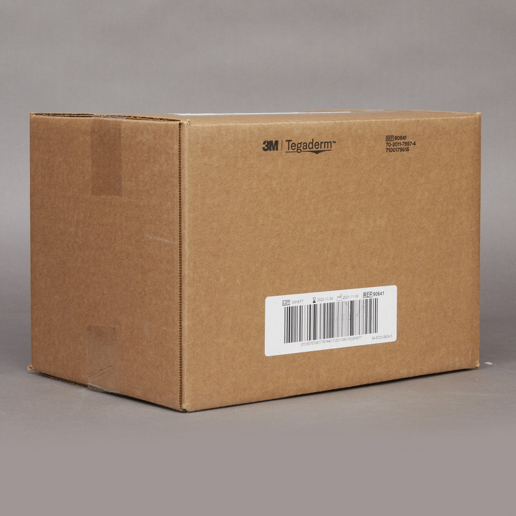 3M™ Tegaderm™ Silicone Adhesive with Border Silicone Foam Dressing, 4 x 4 Inch 90641