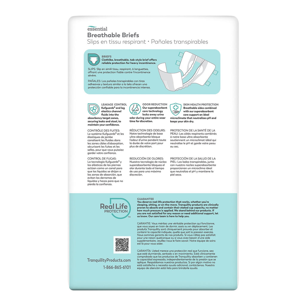 Tranquility® Essential Heavy Incontinence Brief, Small 2744