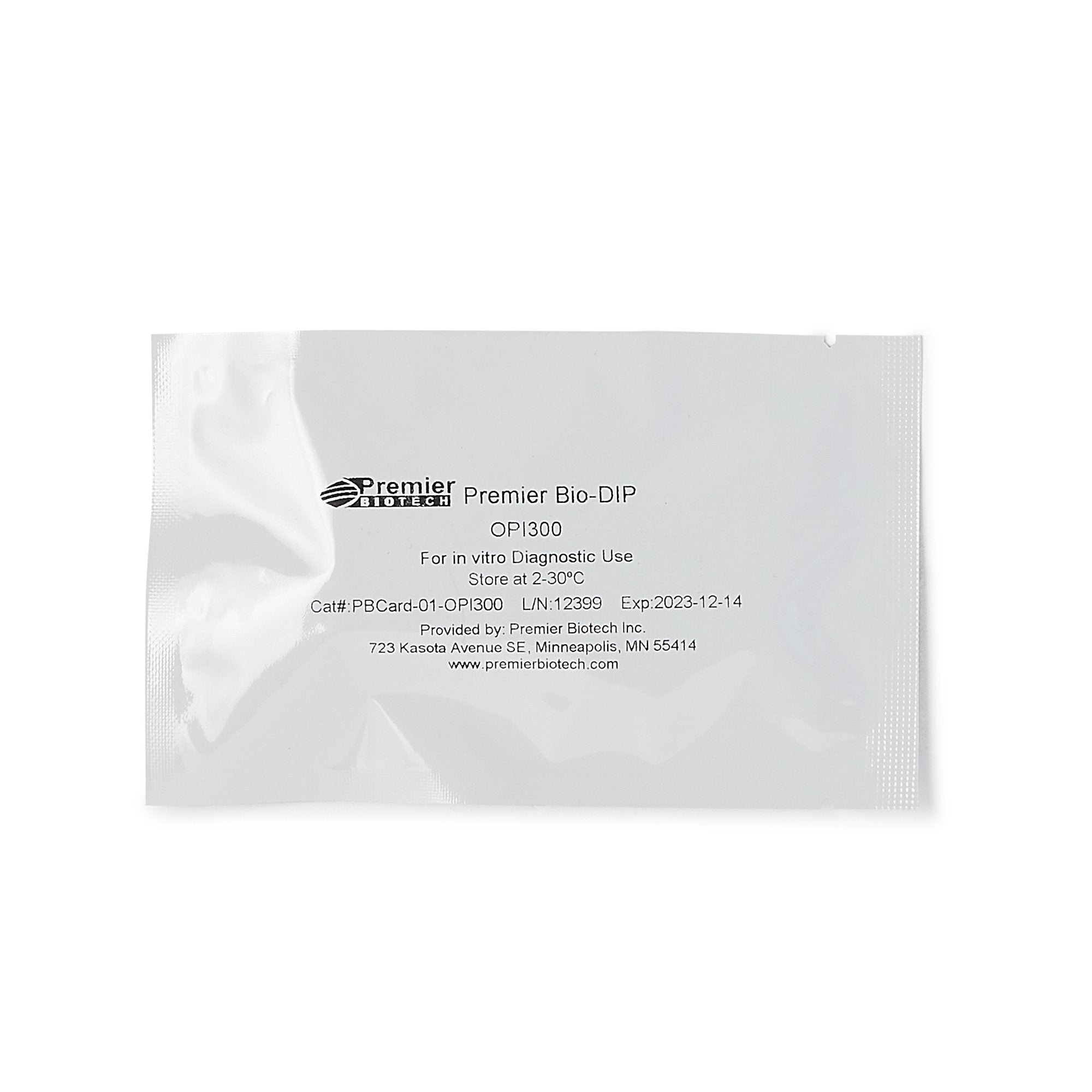 Premier Bio-Dip Single Drug (Opiates) Drugs of Abuse Test PDA-OPI3-25