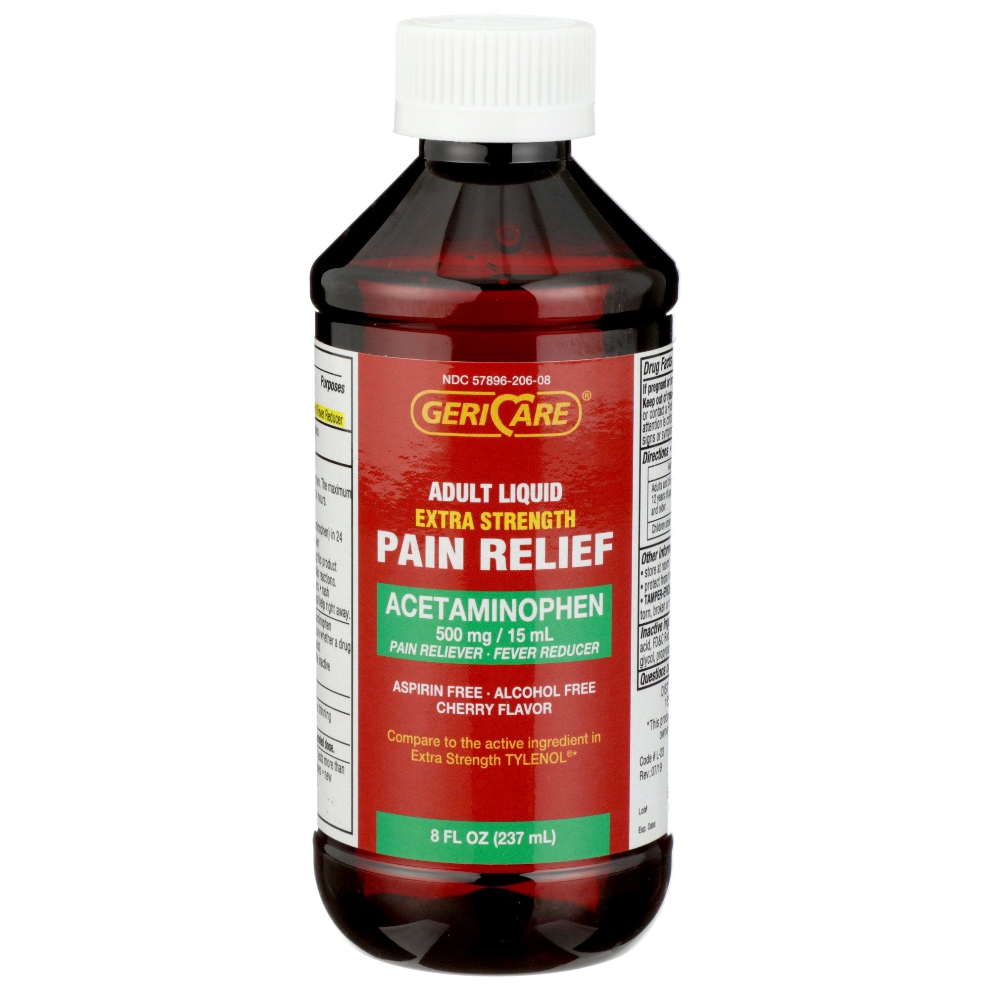 Geri-Care® Acetaminophen Pain Relief, 8 fl. oz. Q202-08-GCP