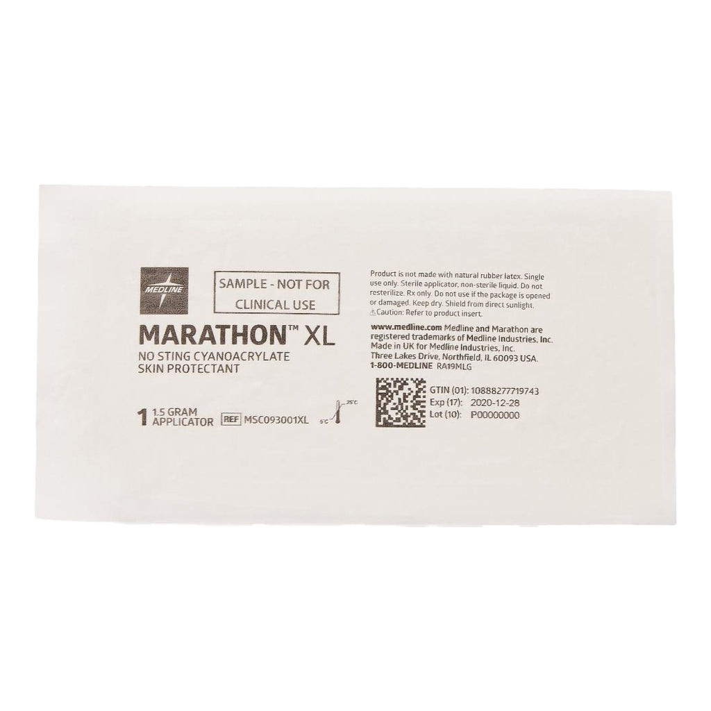 Skin Barrier Applicator Marathon® Cyanoacrylate Individual Packet X-Large Sterile MSC093001XL