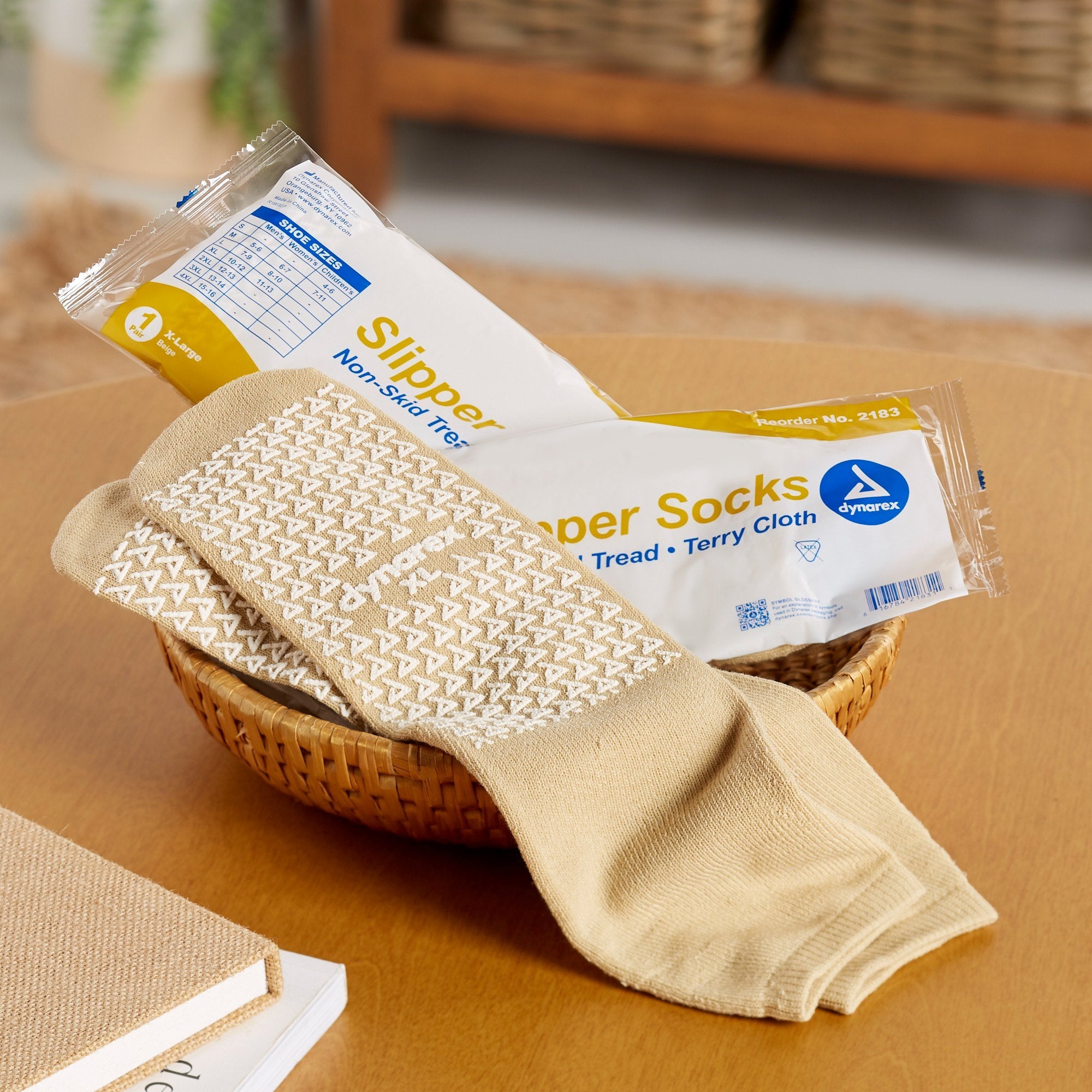 Soft Sole Slipper Socks, X-Large 2183