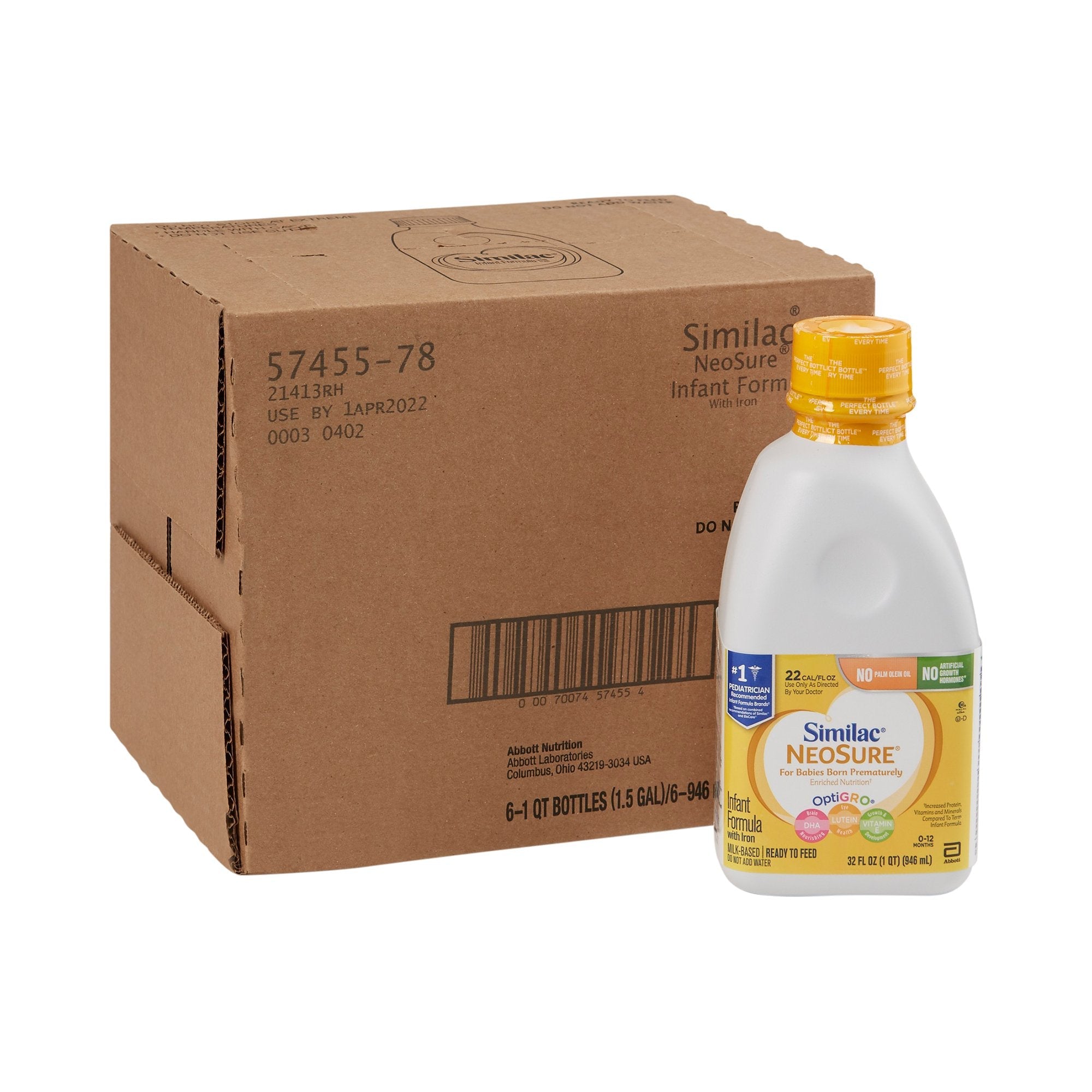 Similac® NeoSure® Infant Formula, 32-ounce bottle 57455