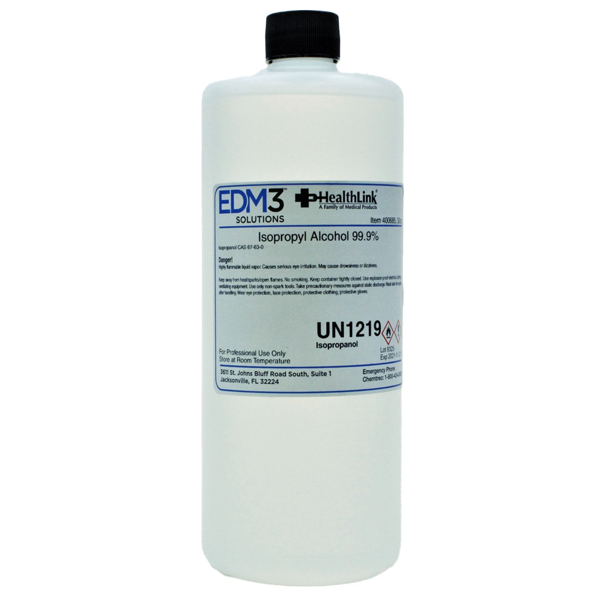 Histology Reagent Isopropanol ACS Grade 99% 32 oz. 400685