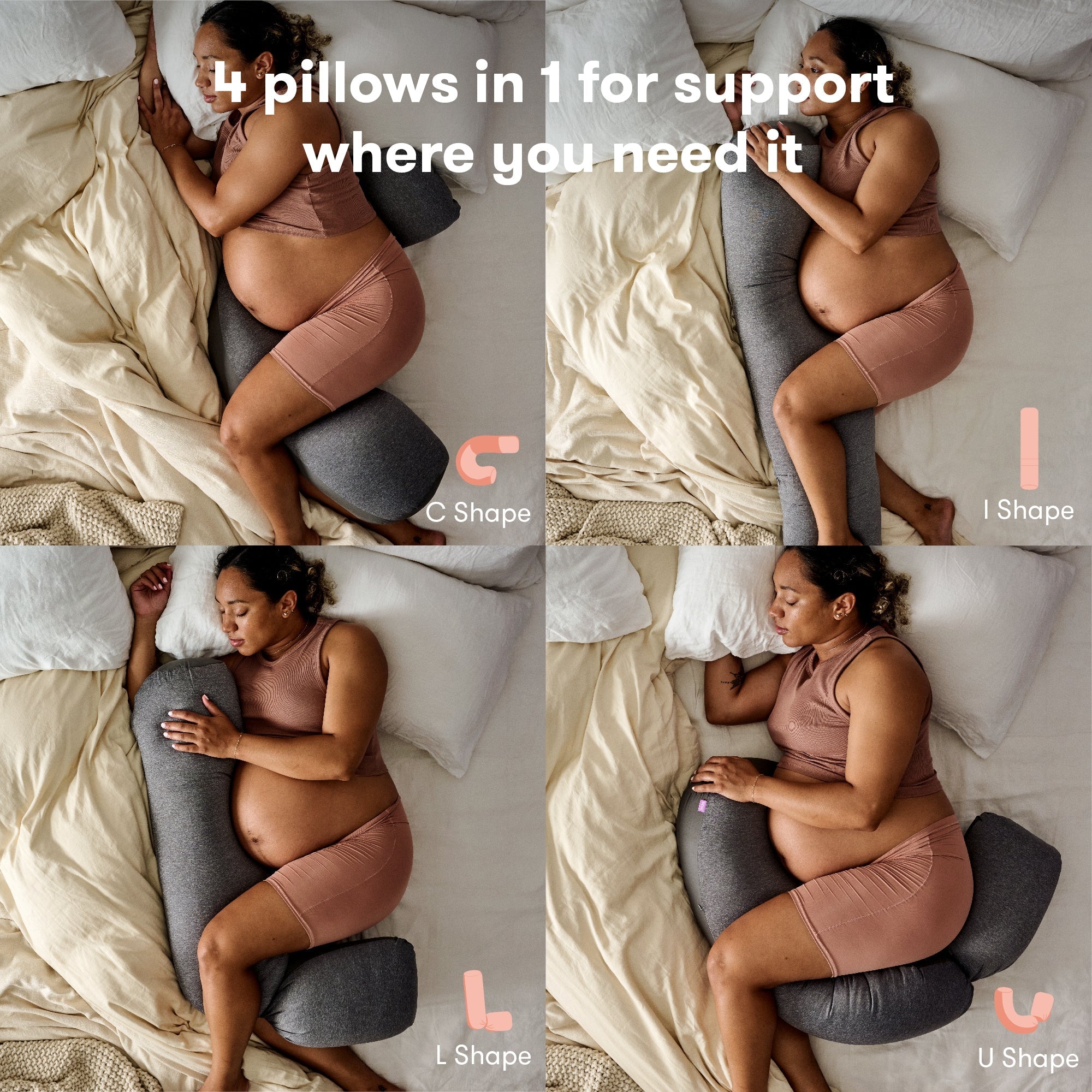 Nursing Pillow Fridababy Gray Reusable 500001058