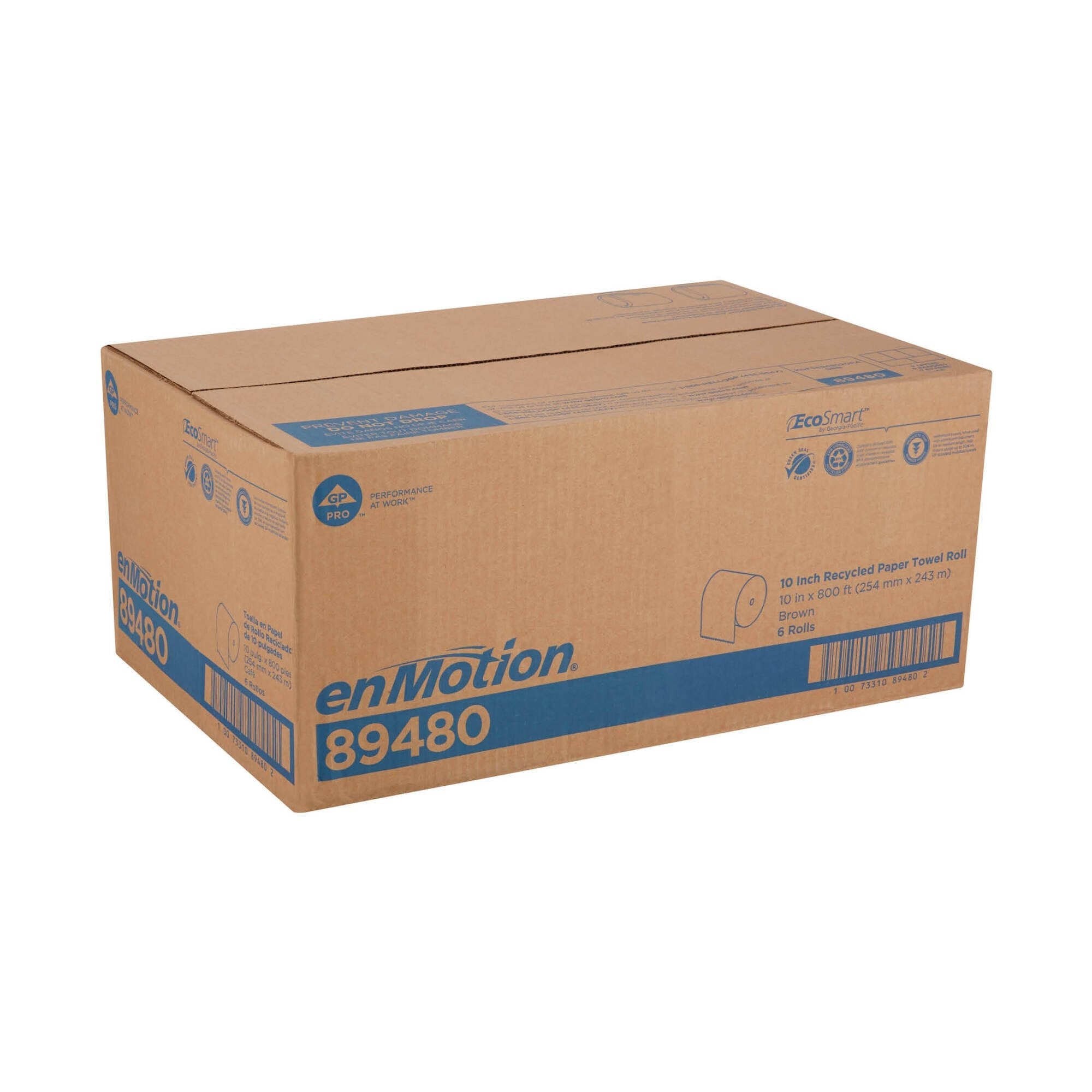 enMotion® Touchless Brown Paper Towel, 10 Inch x 800 Foot 89480
