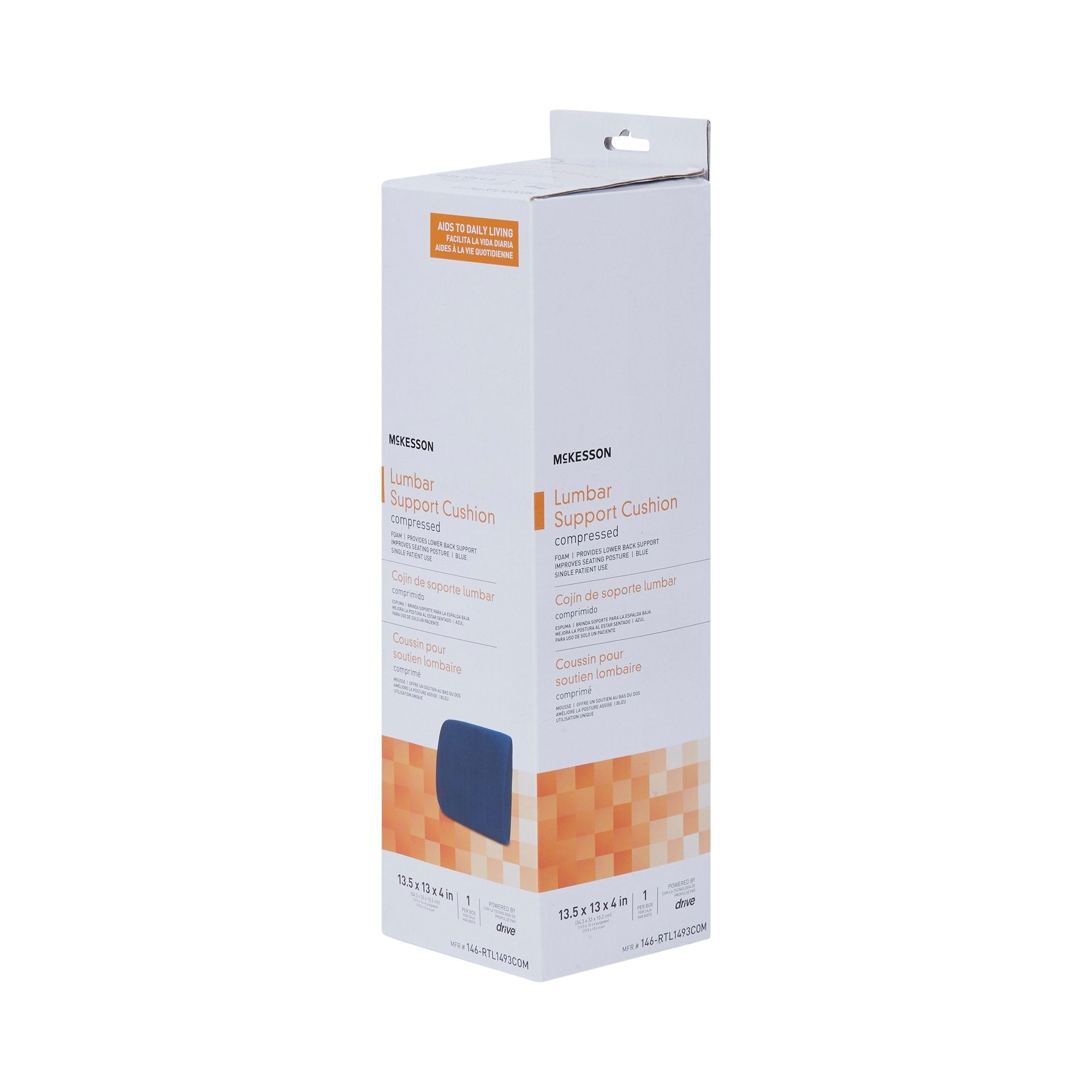 McKesson Compressed Lumbar Support Cushion 146-RTL1493COM