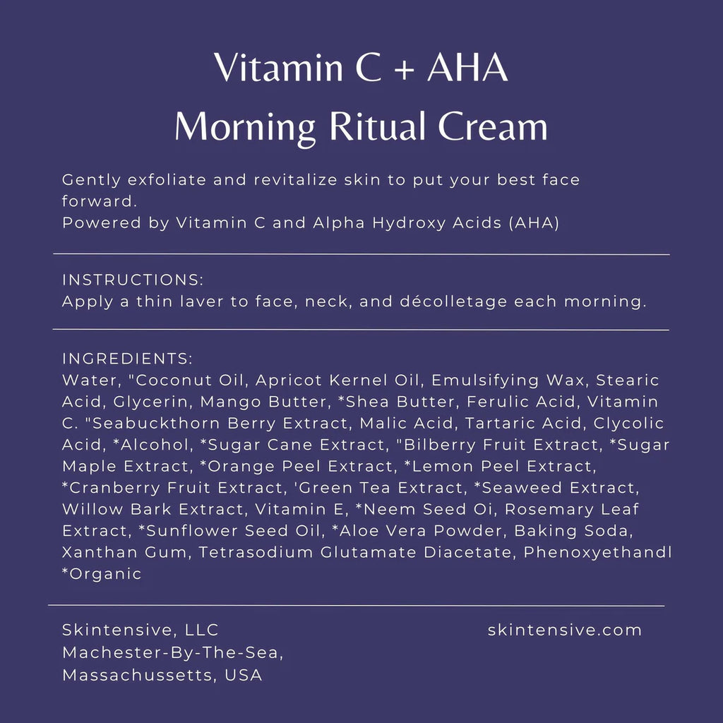 Skintensive® Vitamin C + AHA Morning Ritual Cream SK-0008
