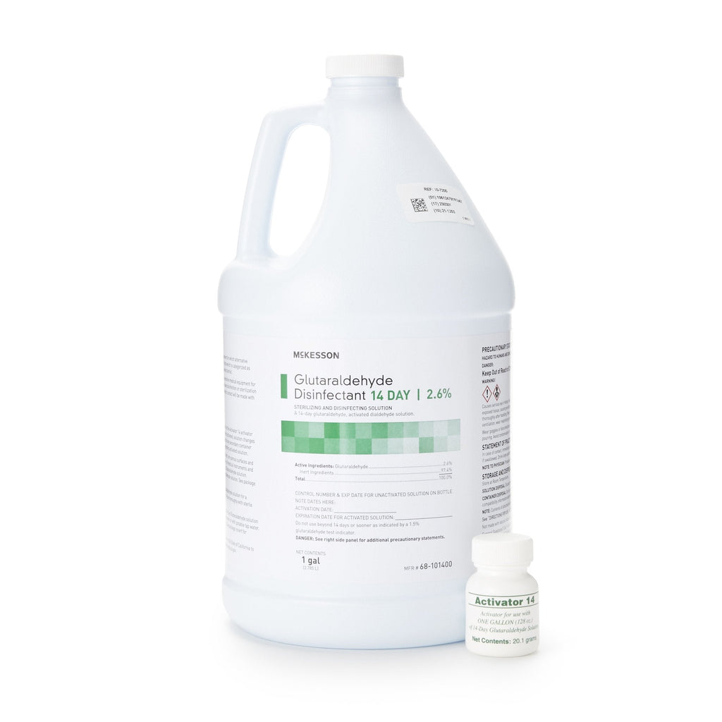 McKesson Glutaraldehyde High Level Disinfectant, 1 gal Jug 68-101400