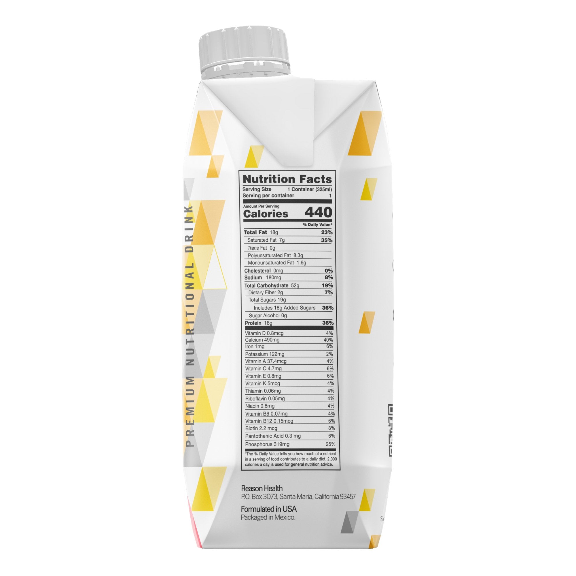 Reason™ Vanilla Premium Nutritional Drink, 11-ounce carton B0BVG12VN1