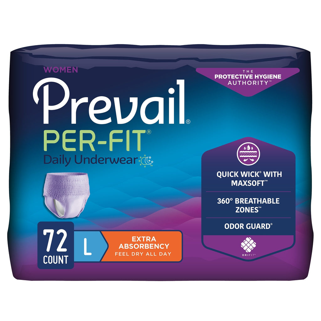 Prevail® Per-Fit® Women Extra Absorbent Underwear, Large PFW-513