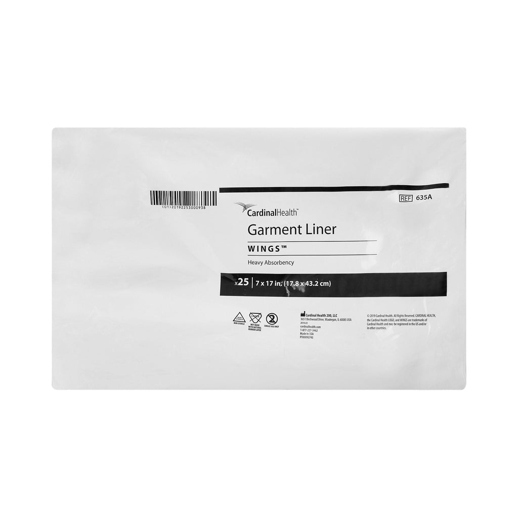 Simplicity Incontinence Liner, Polymer Core, One Size Fits Most Adults, Unisex 635A