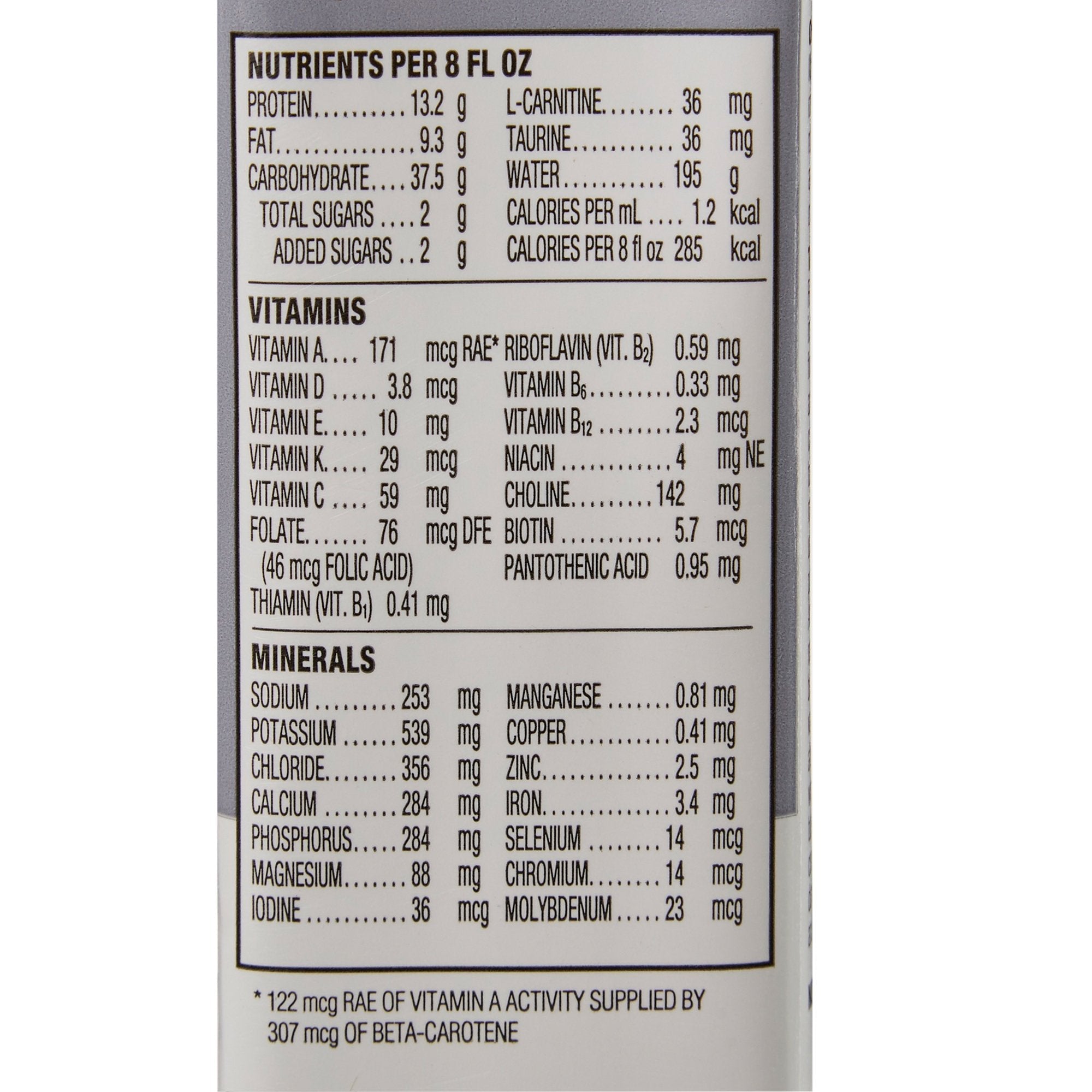 Osmolite 1.2 Cal Complete, Balanced Nutrition, 8-ounce carton 64635