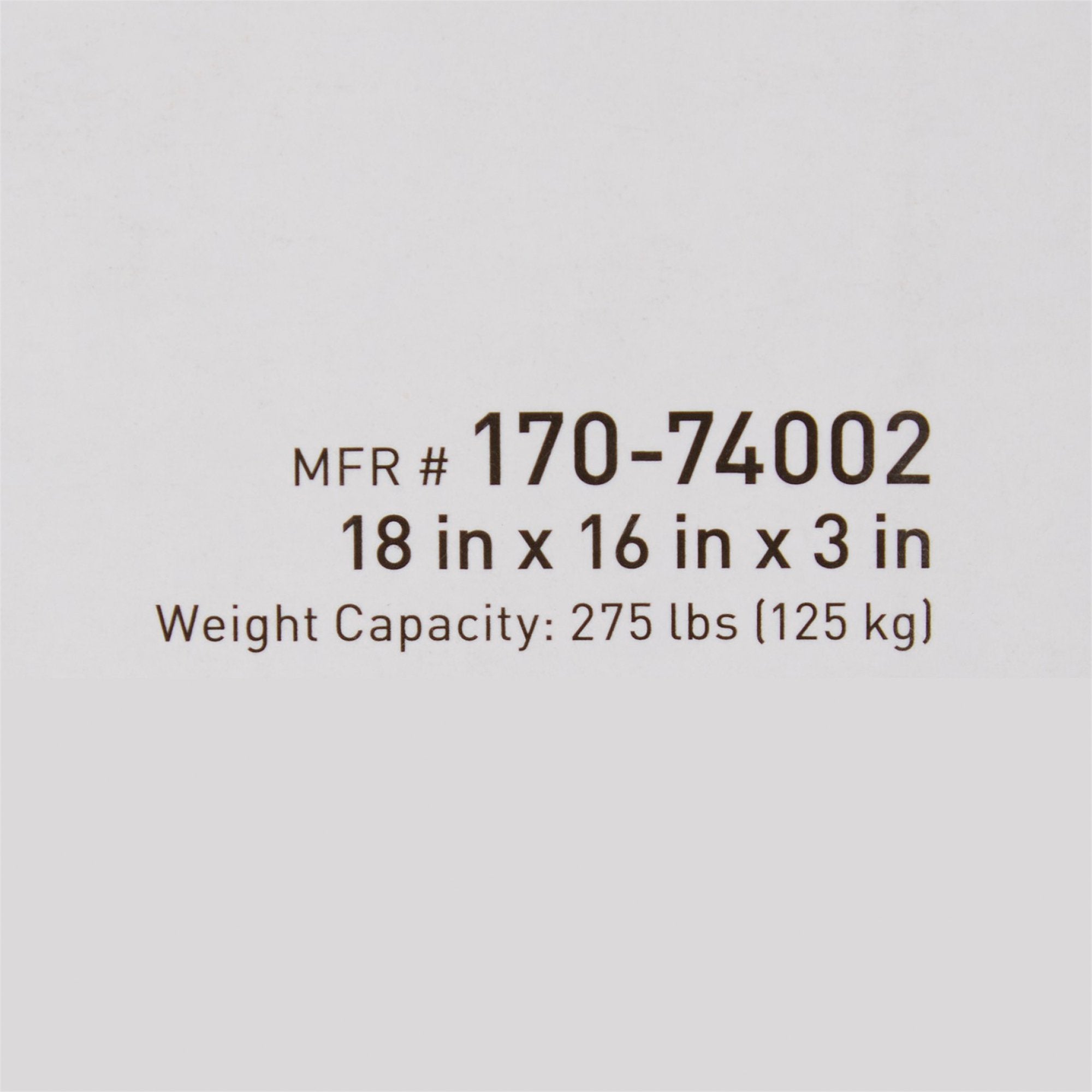 McKesson Gel Protekt Seat Cushion, 18 x 16 x 3 Inch 170-74002