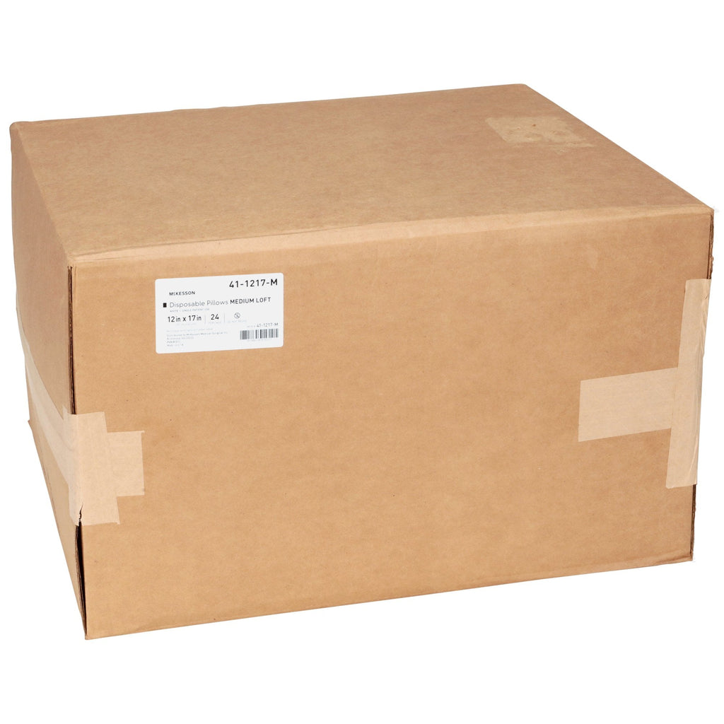 McKesson Disposable Bed Pillow, Medium Loft 41-1217-M