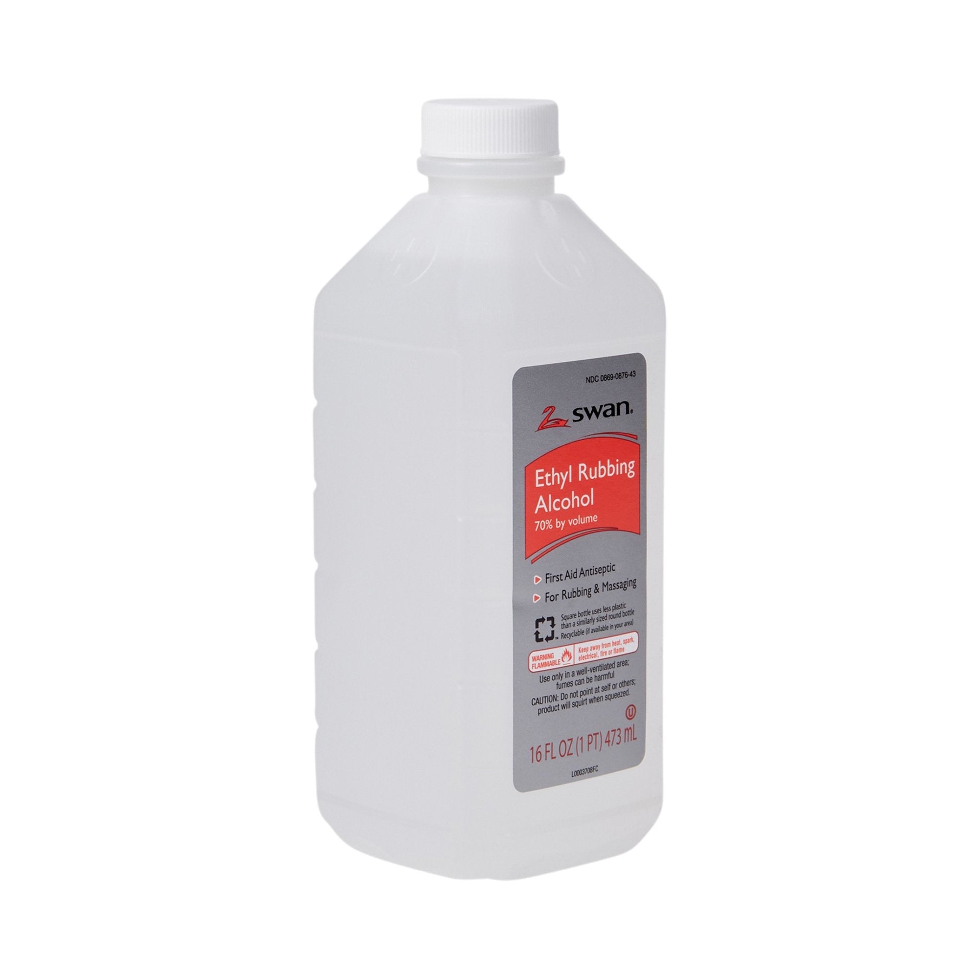 Swan Ethyl Alcohol Antiseptic, 16-ounce bottle 1000032333