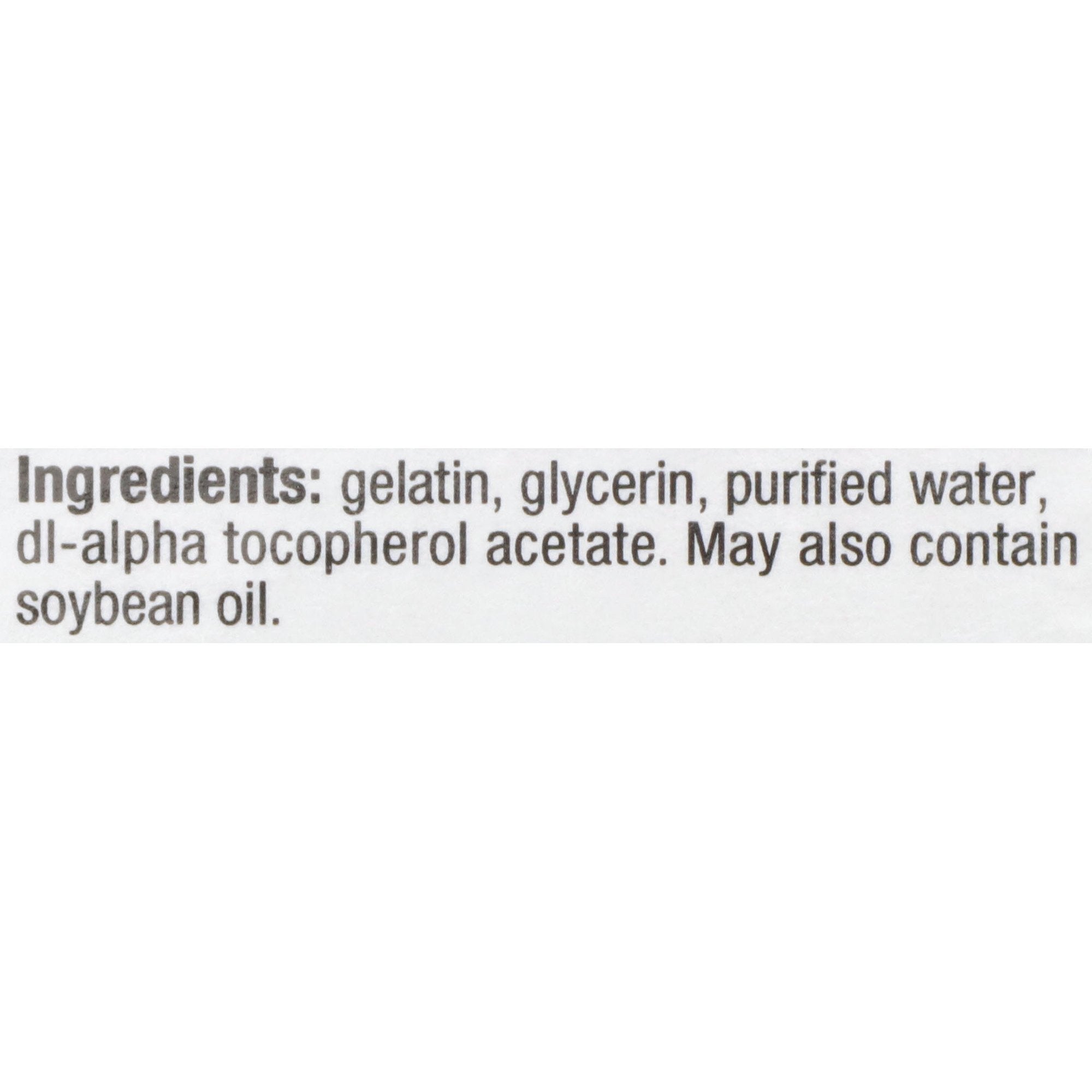 Geri-Care® Vitamin E Supplement 752-01-GCP