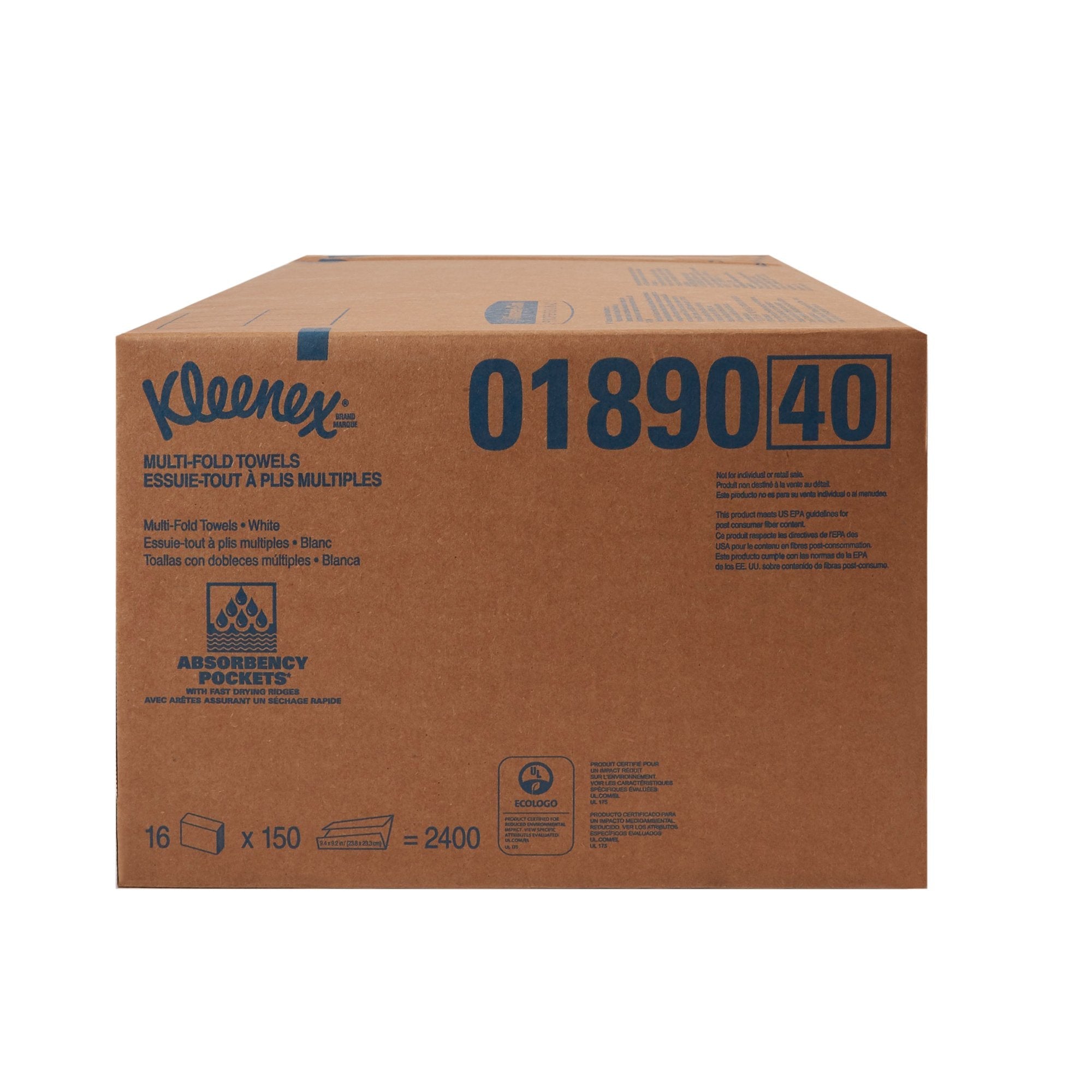 Kleenex® Multi-Fold Paper Towel, 150 per Pack 01890
