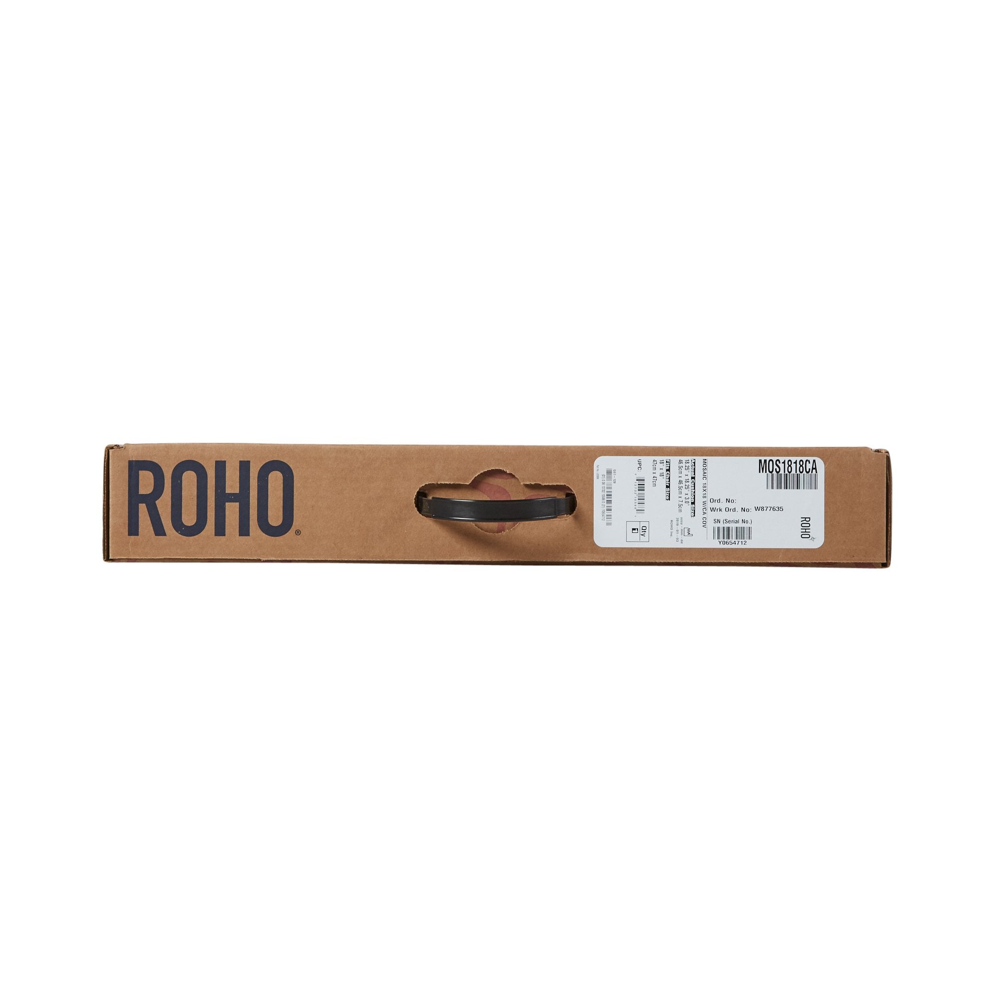 ROHO® Mosaic® Seat Cushion, 18 in. W x 18 in. D, Foam, Black, Inflatable MOS1818CA