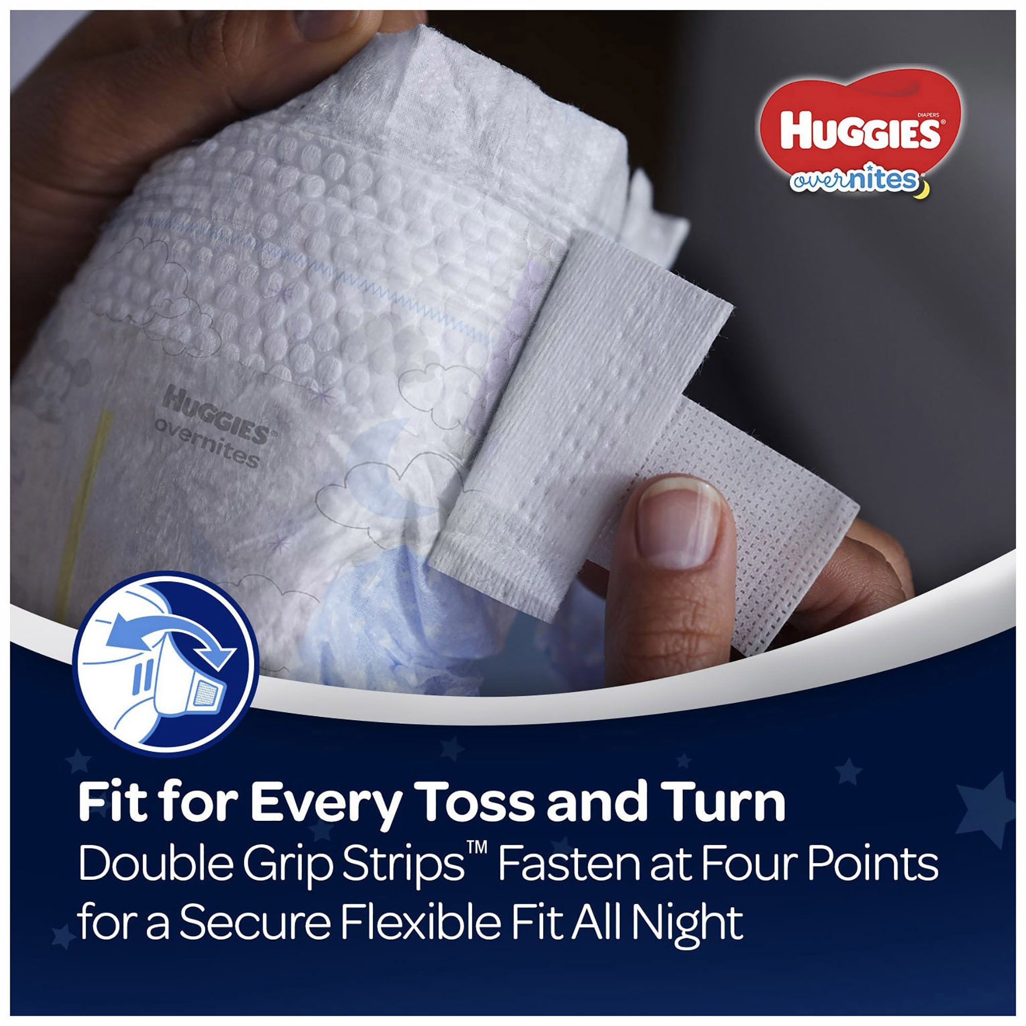 Huggies® OverNites Diaper, Size 4 49539