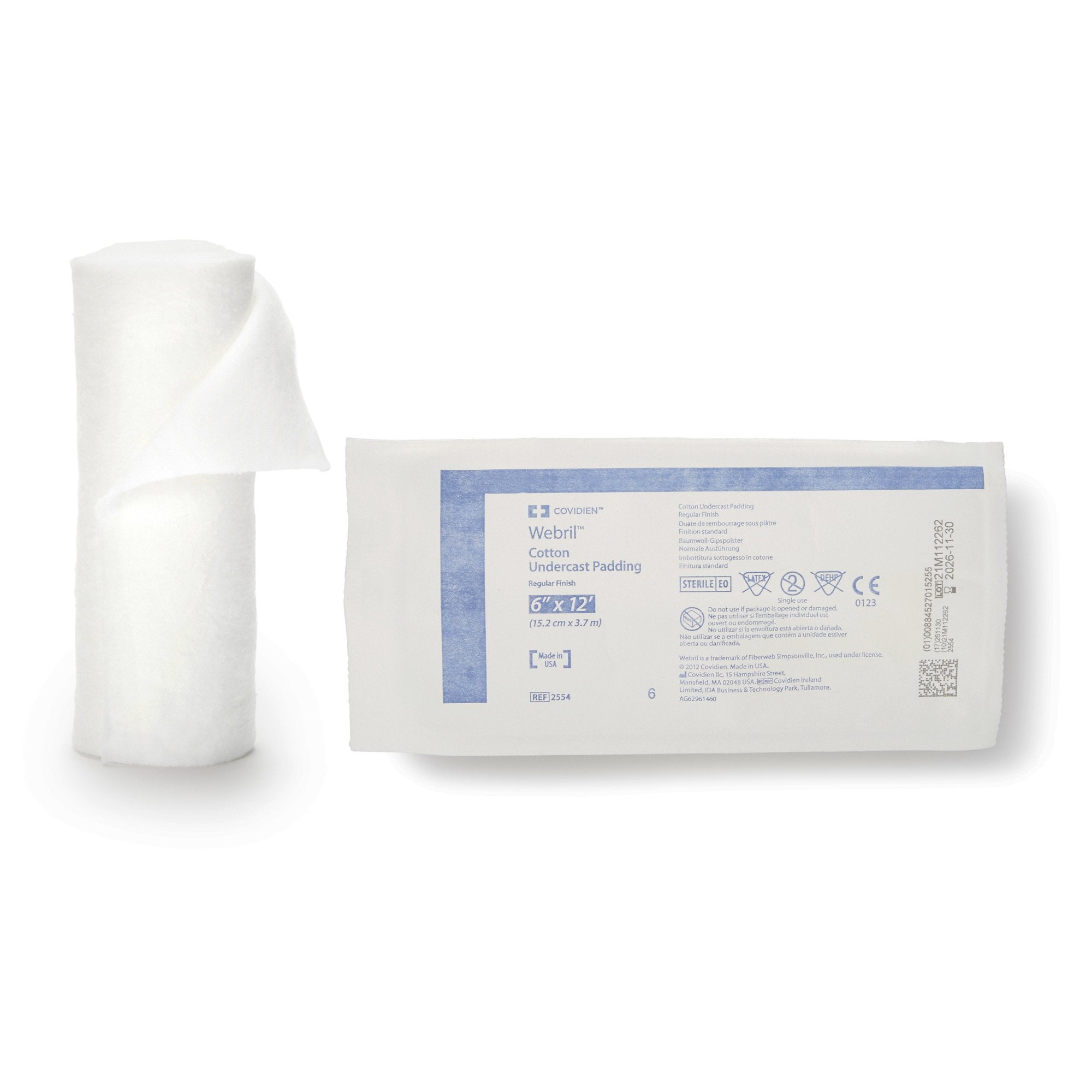 Webril™ Cast Padding, 6 Inch x 4 Yard 2554