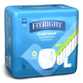 Absorbent Underwear FitRight® Extra Pull On with Tear Away Seams Adult Large Unisex Disposable Moderate Absorbency MSC13505A