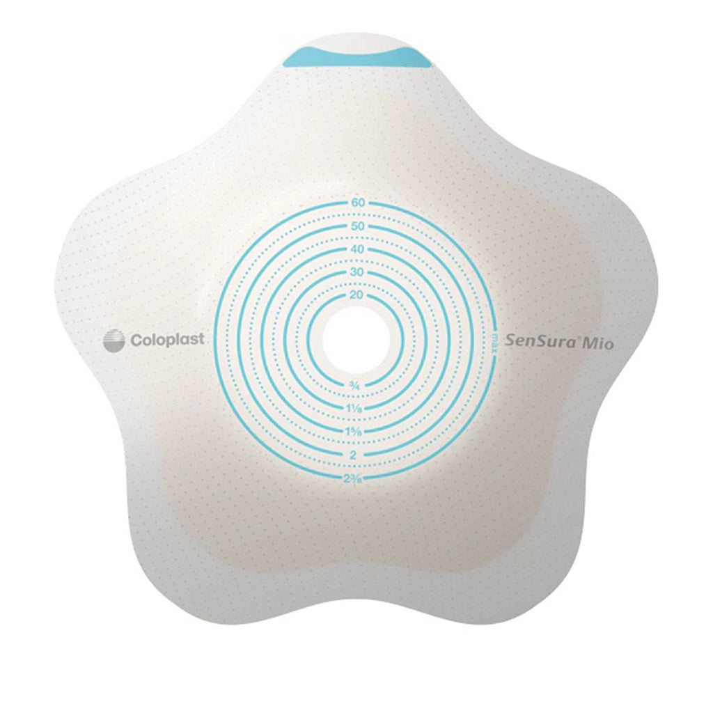 SenSura® Mio Click Convex Flip Ostomy Barrier, 35 mm Stomas, Red Match 18513