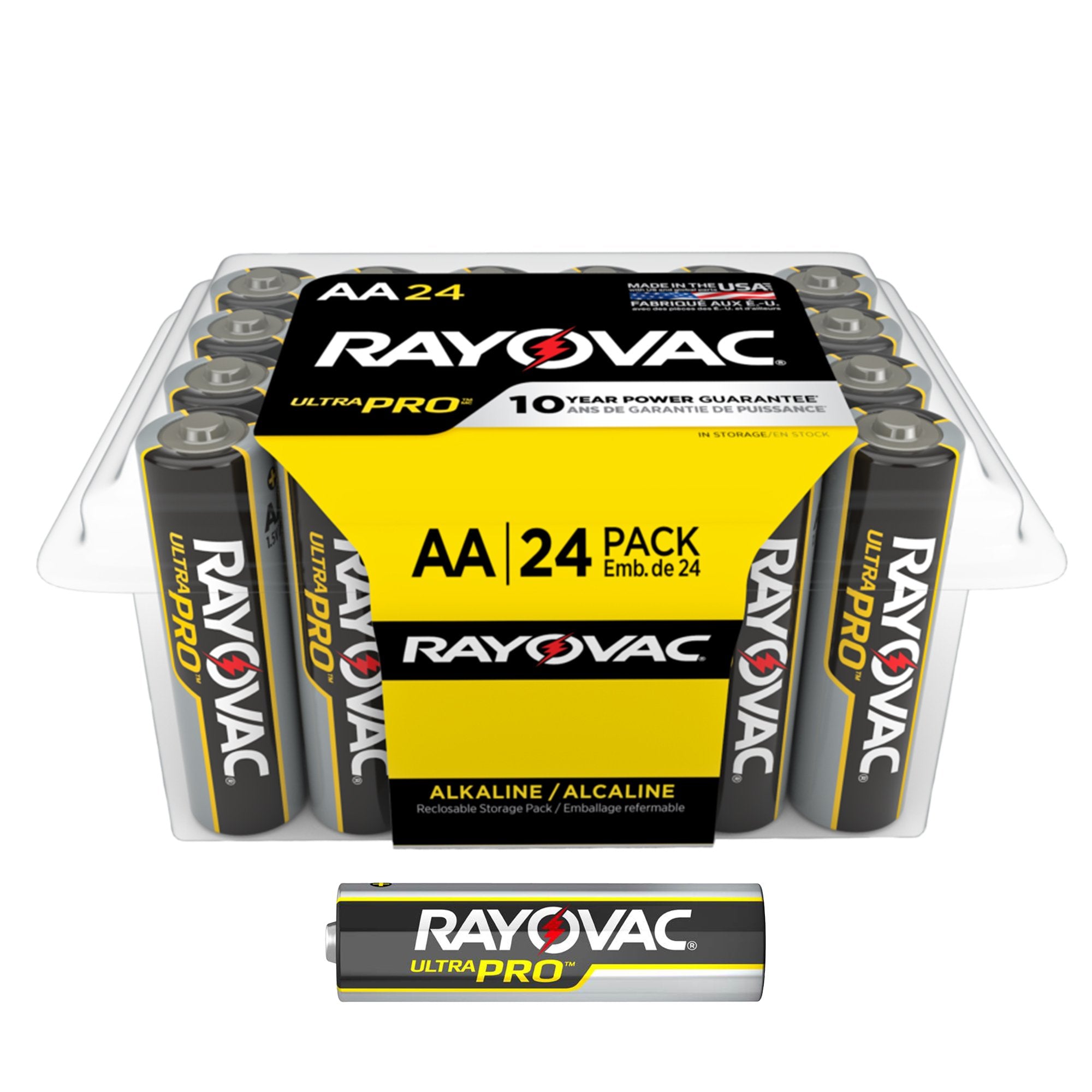 Rayovac® Ultra Pro™ Alkaline AA Batteries, 24 Pack ALAA-24PP