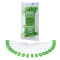 Toothette Plus Oral Swabsticks Foam Tip Untreated, 6-Inch Length, Green 6071